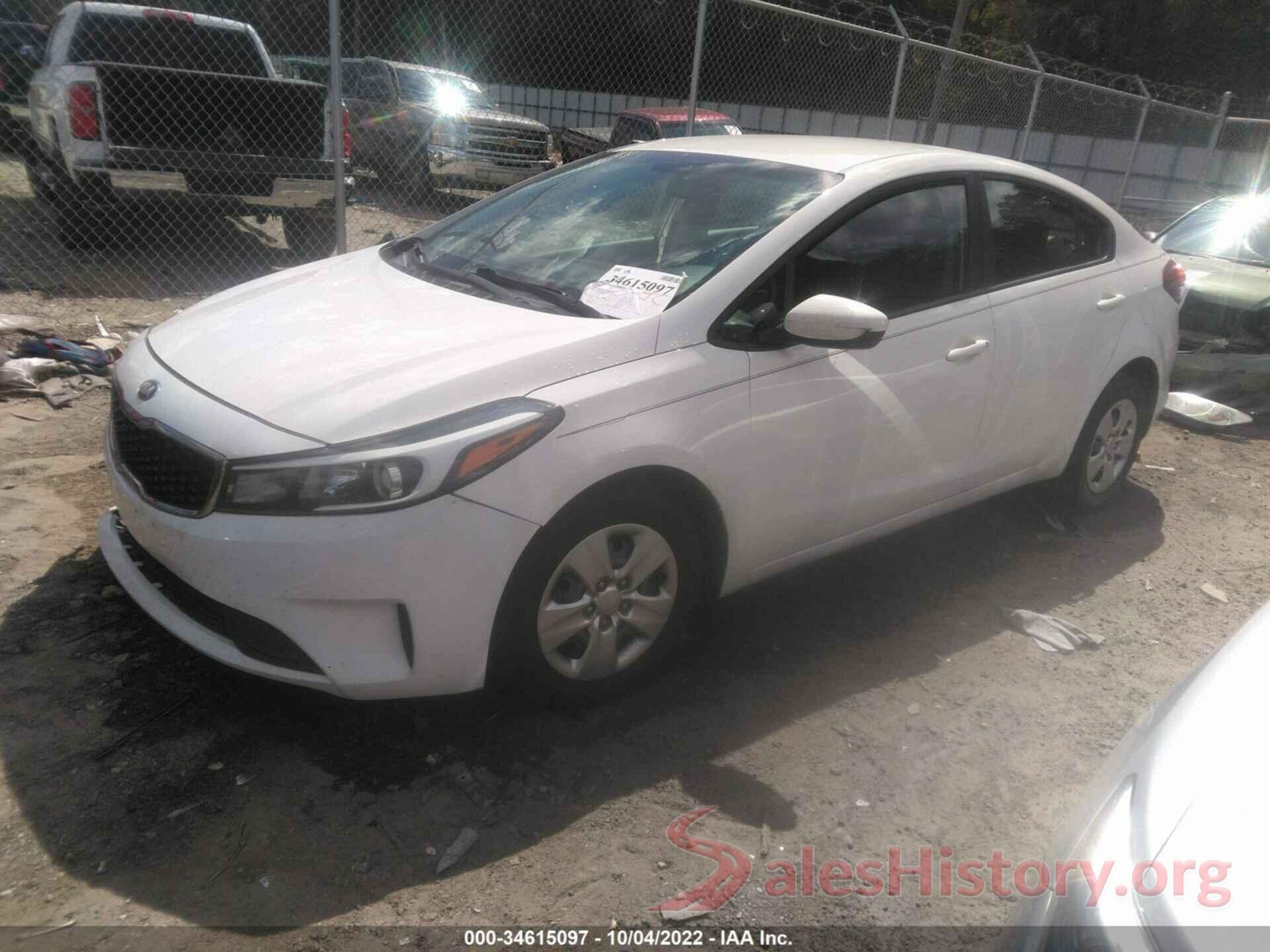 3KPFK4A78HE123510 2017 KIA FORTE