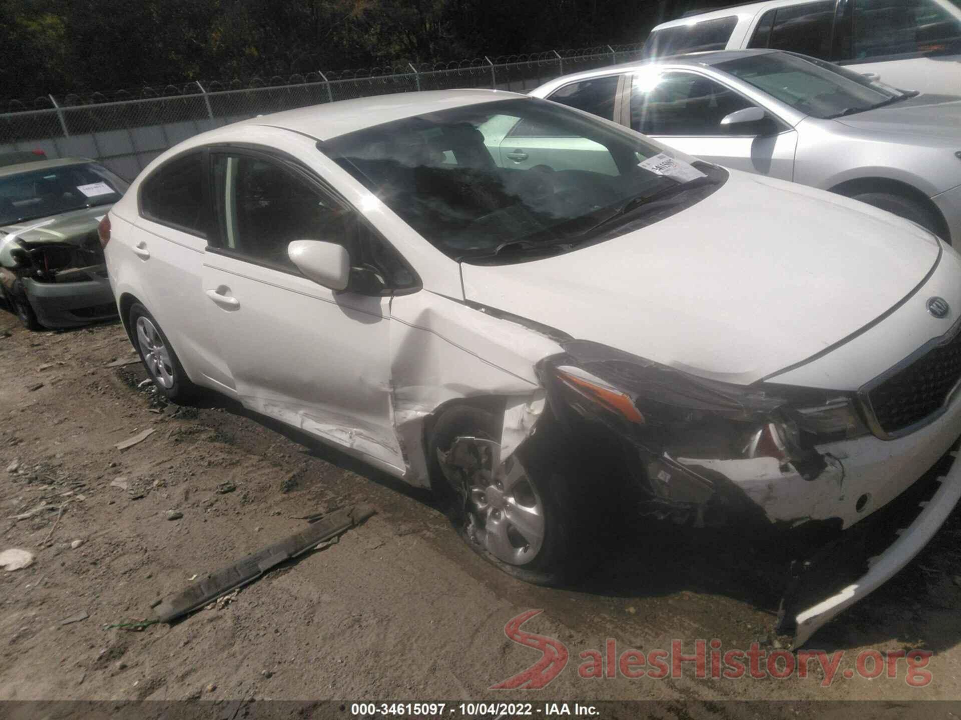 3KPFK4A78HE123510 2017 KIA FORTE