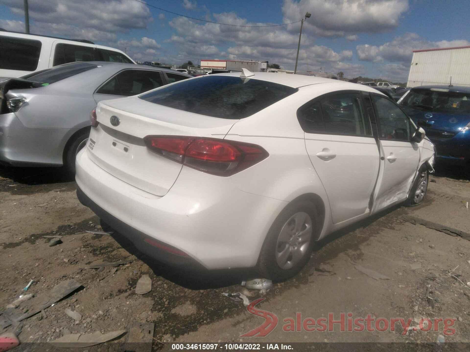 3KPFK4A78HE123510 2017 KIA FORTE