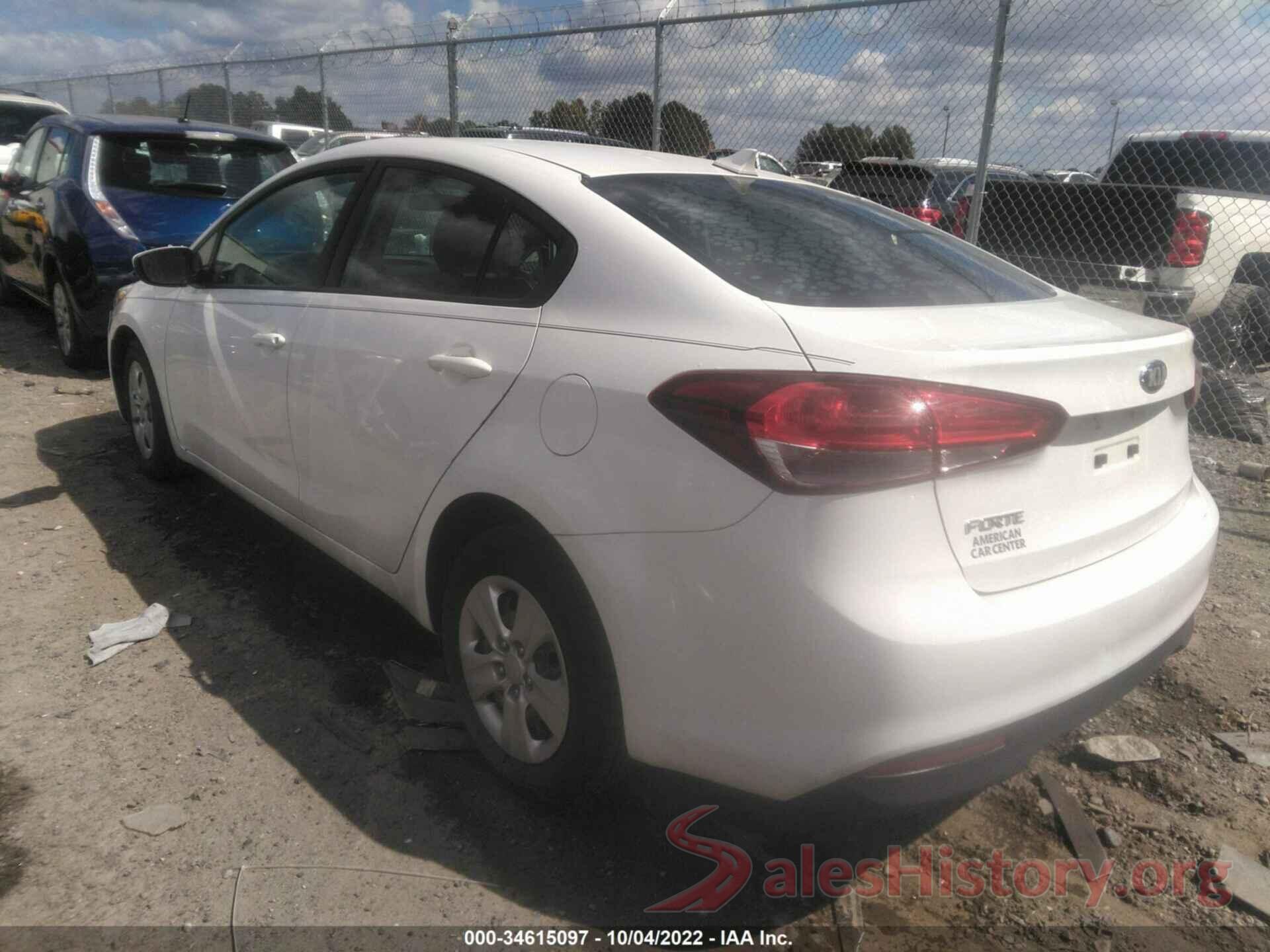 3KPFK4A78HE123510 2017 KIA FORTE