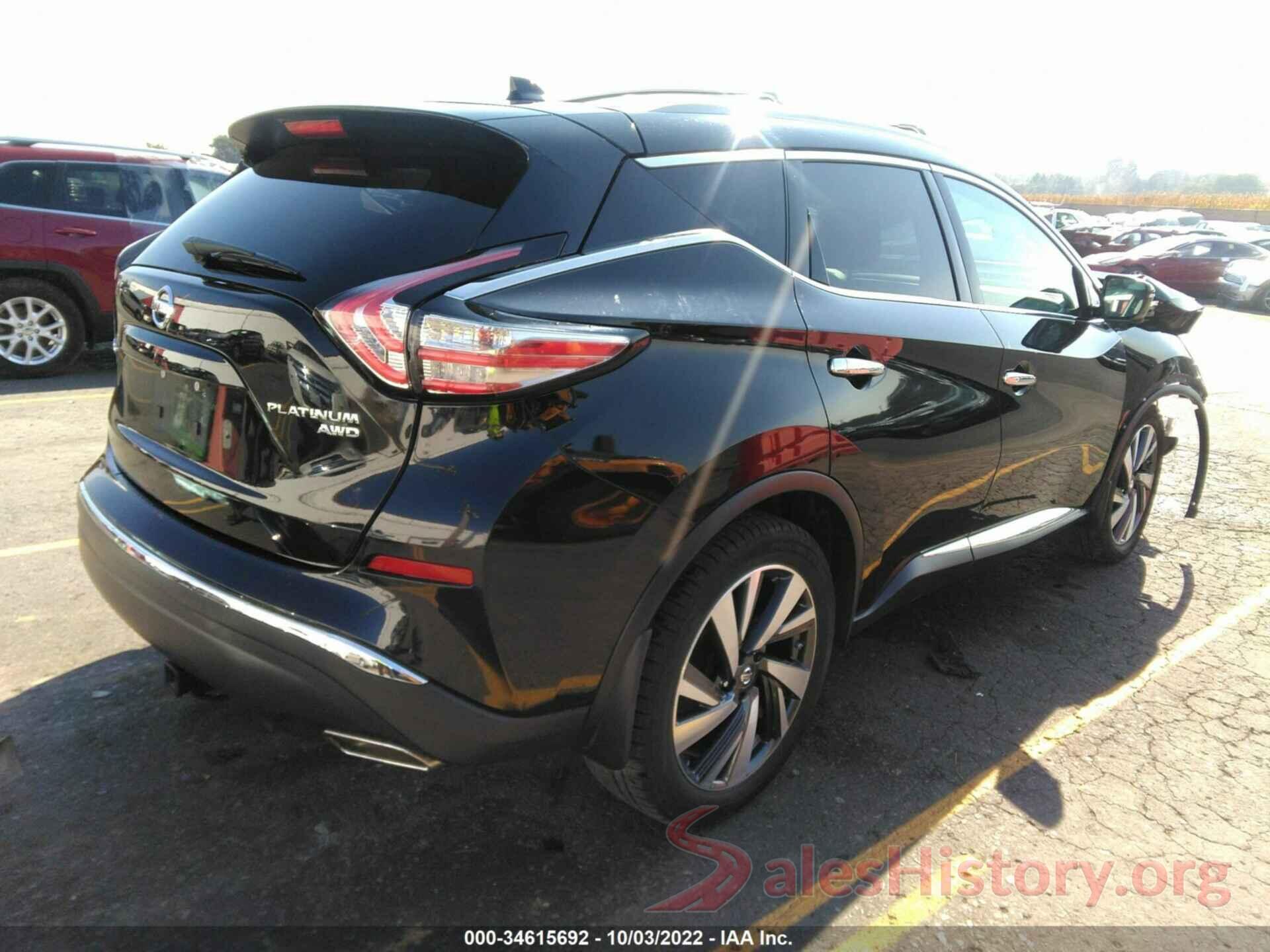 5N1AZ2MH8JN192466 2018 NISSAN MURANO