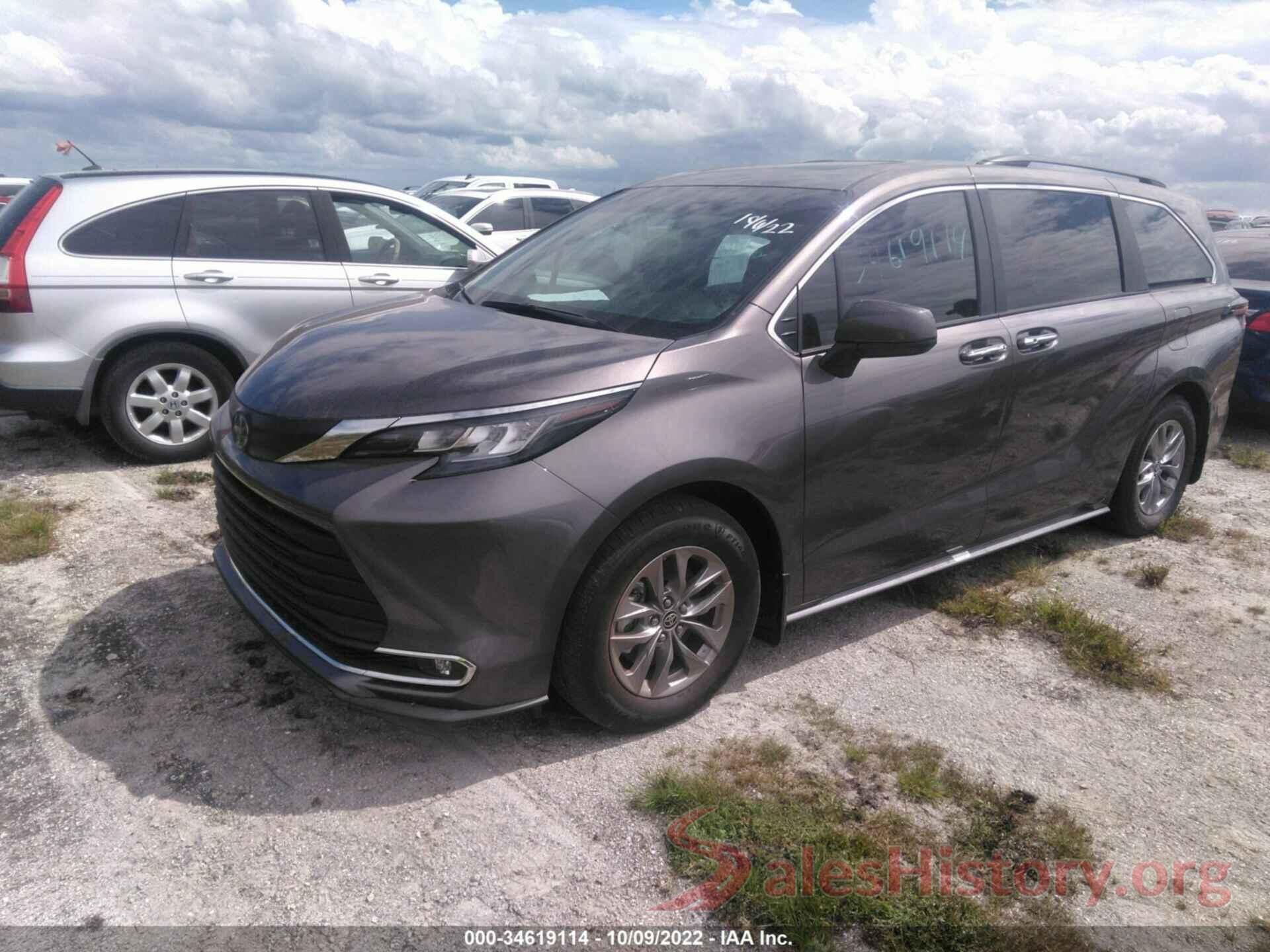 5TDYRKECXNS124515 2022 TOYOTA SIENNA