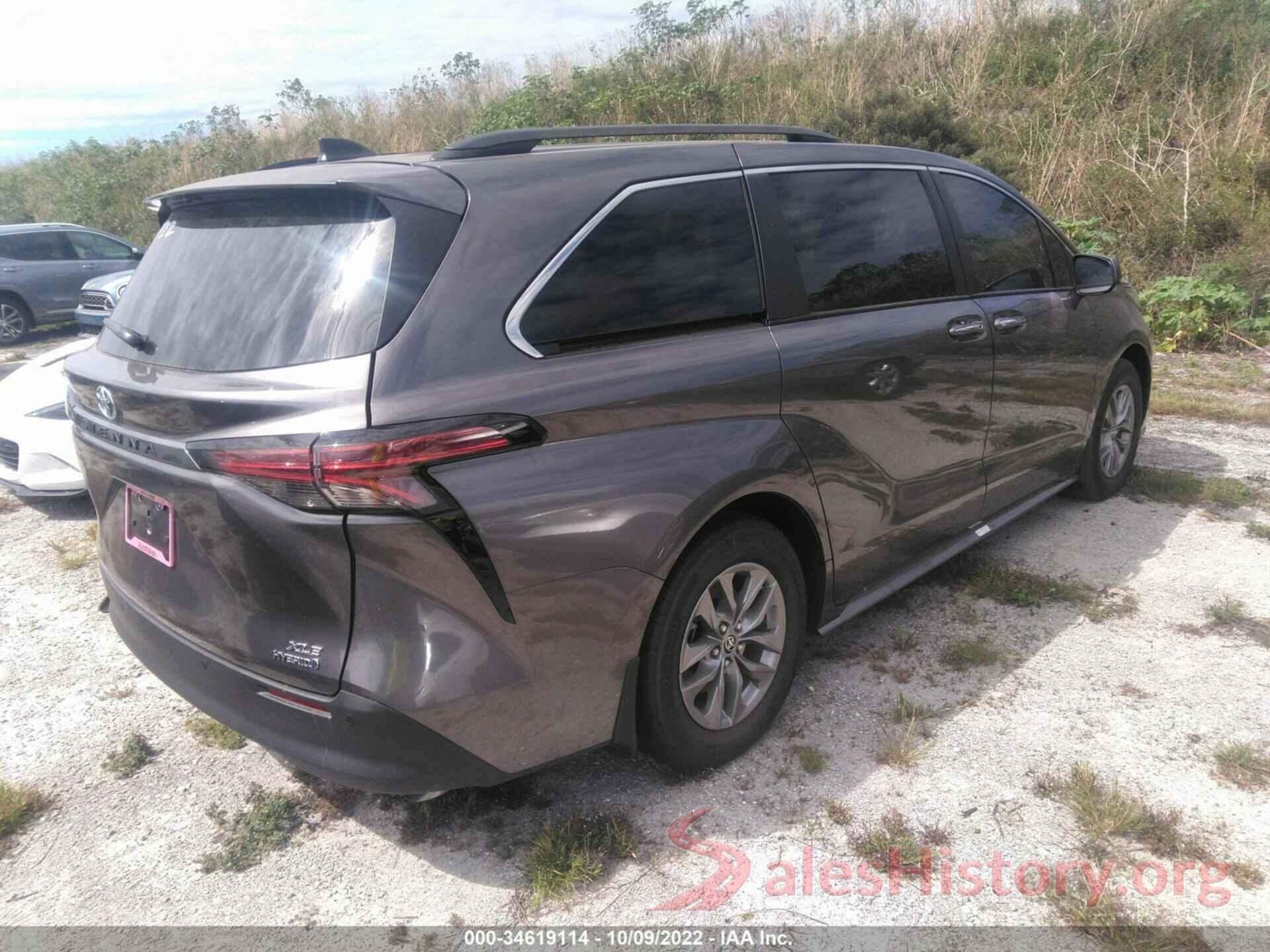 5TDYRKECXNS124515 2022 TOYOTA SIENNA