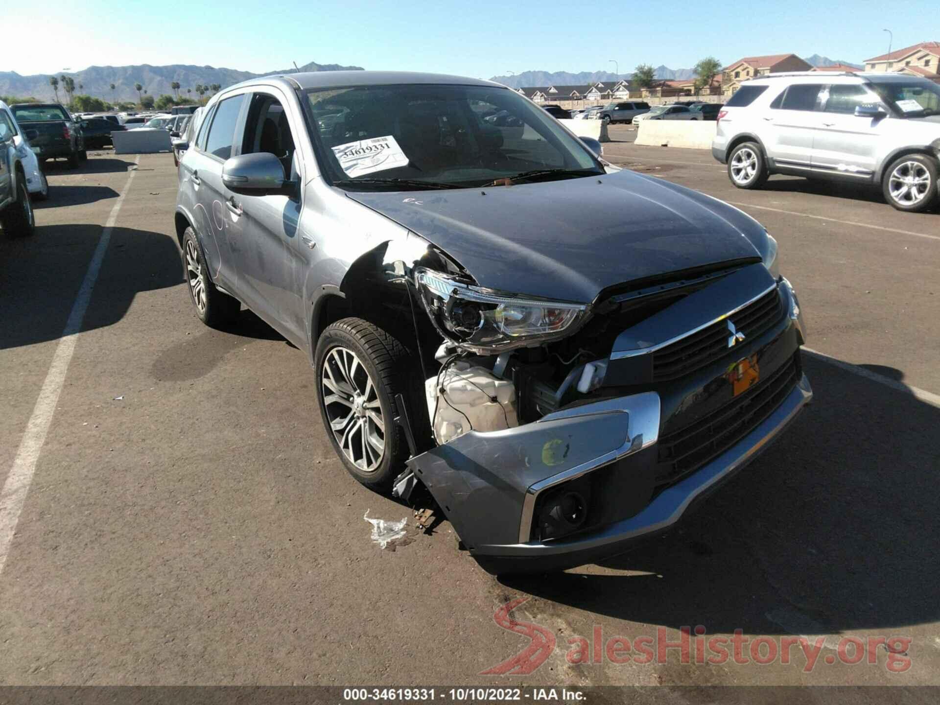 JA4AP3AUXGZ063724 2016 MITSUBISHI OUTLANDER SPORT