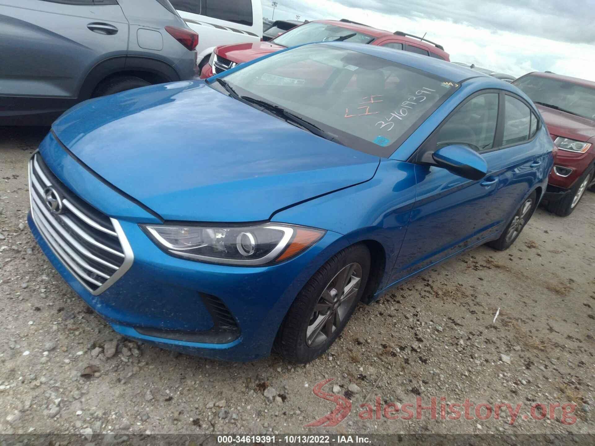 5NPD84LF6JH232981 2018 HYUNDAI ELANTRA