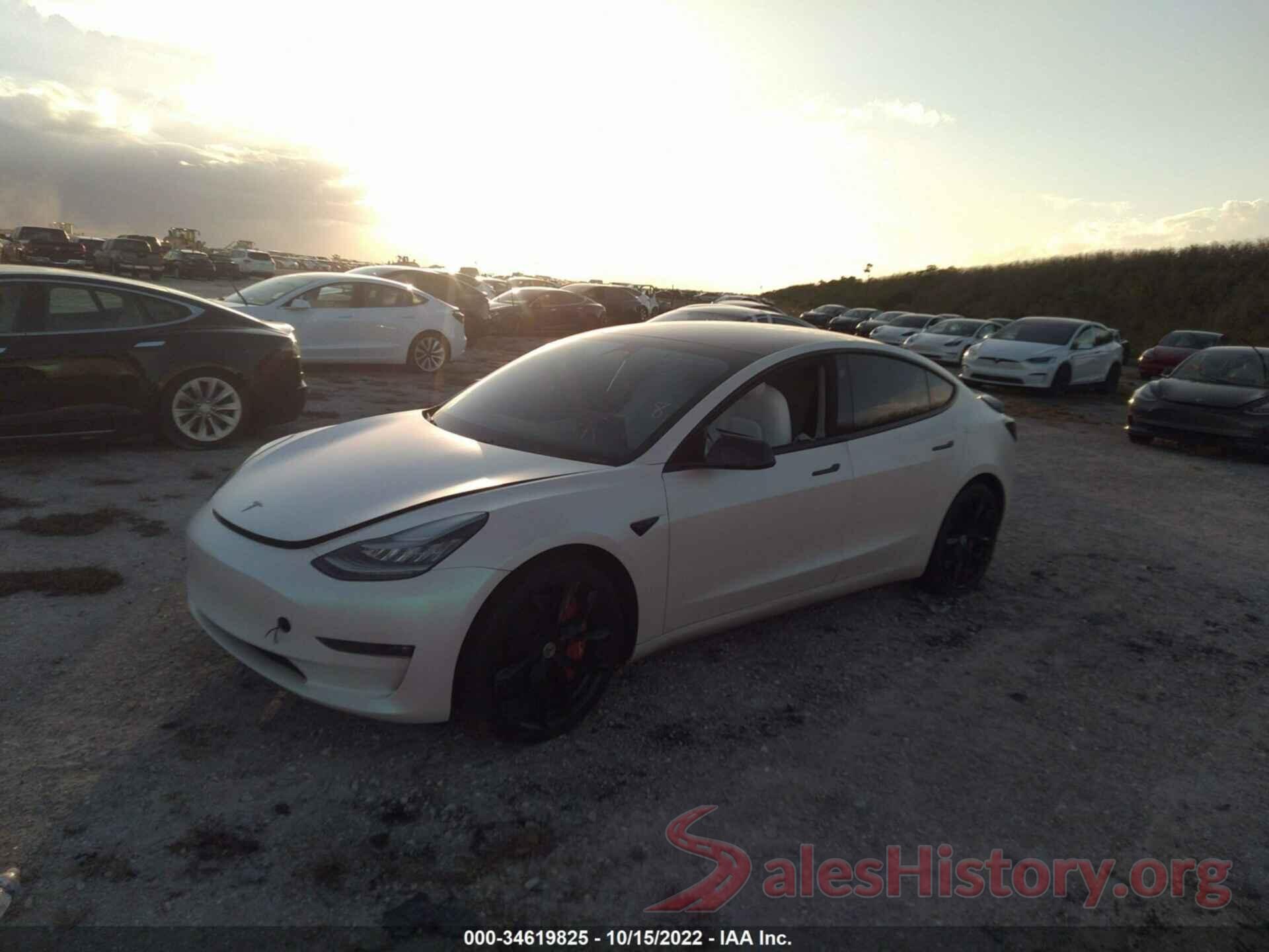 5YJ3E1EB2MF849939 2021 TESLA MODEL 3