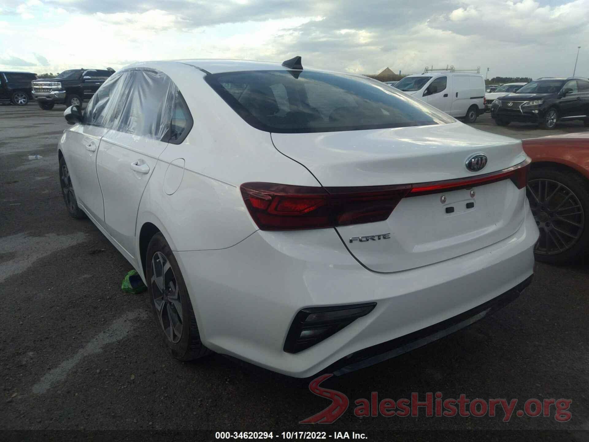 3KPF24AD6LE213995 2020 KIA FORTE