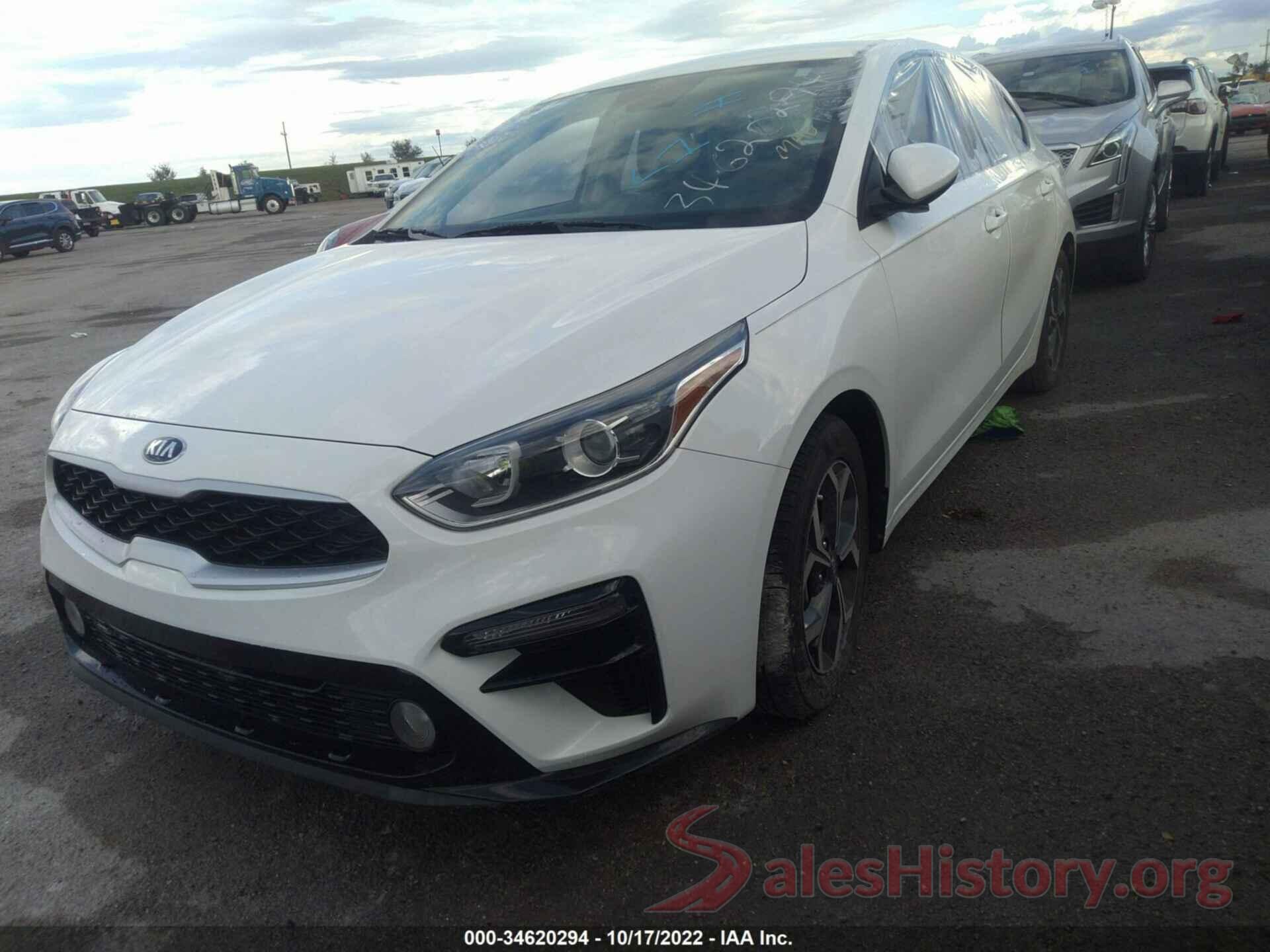 3KPF24AD6LE213995 2020 KIA FORTE