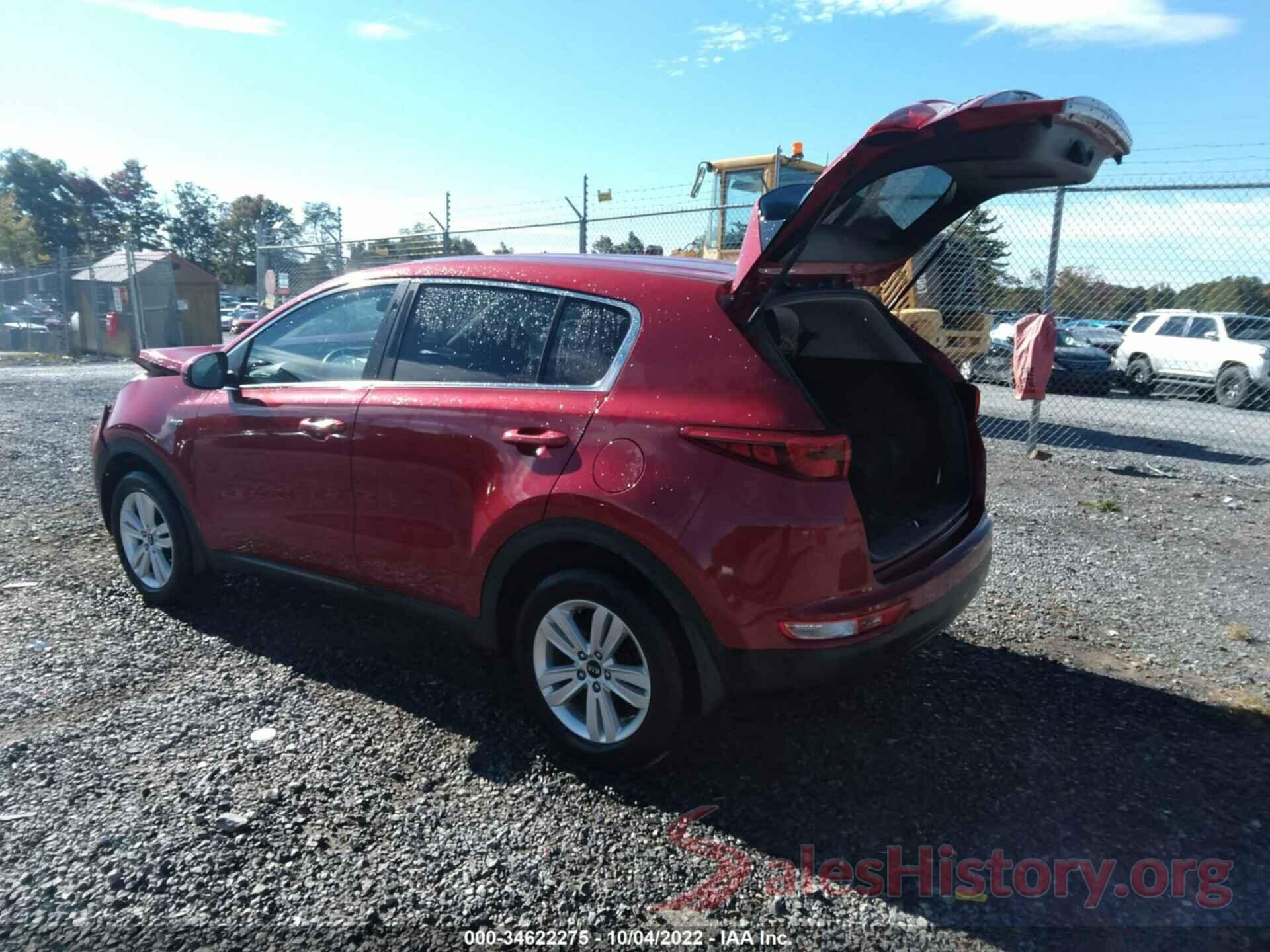 KNDPMCAC8K7550019 2019 KIA SPORTAGE