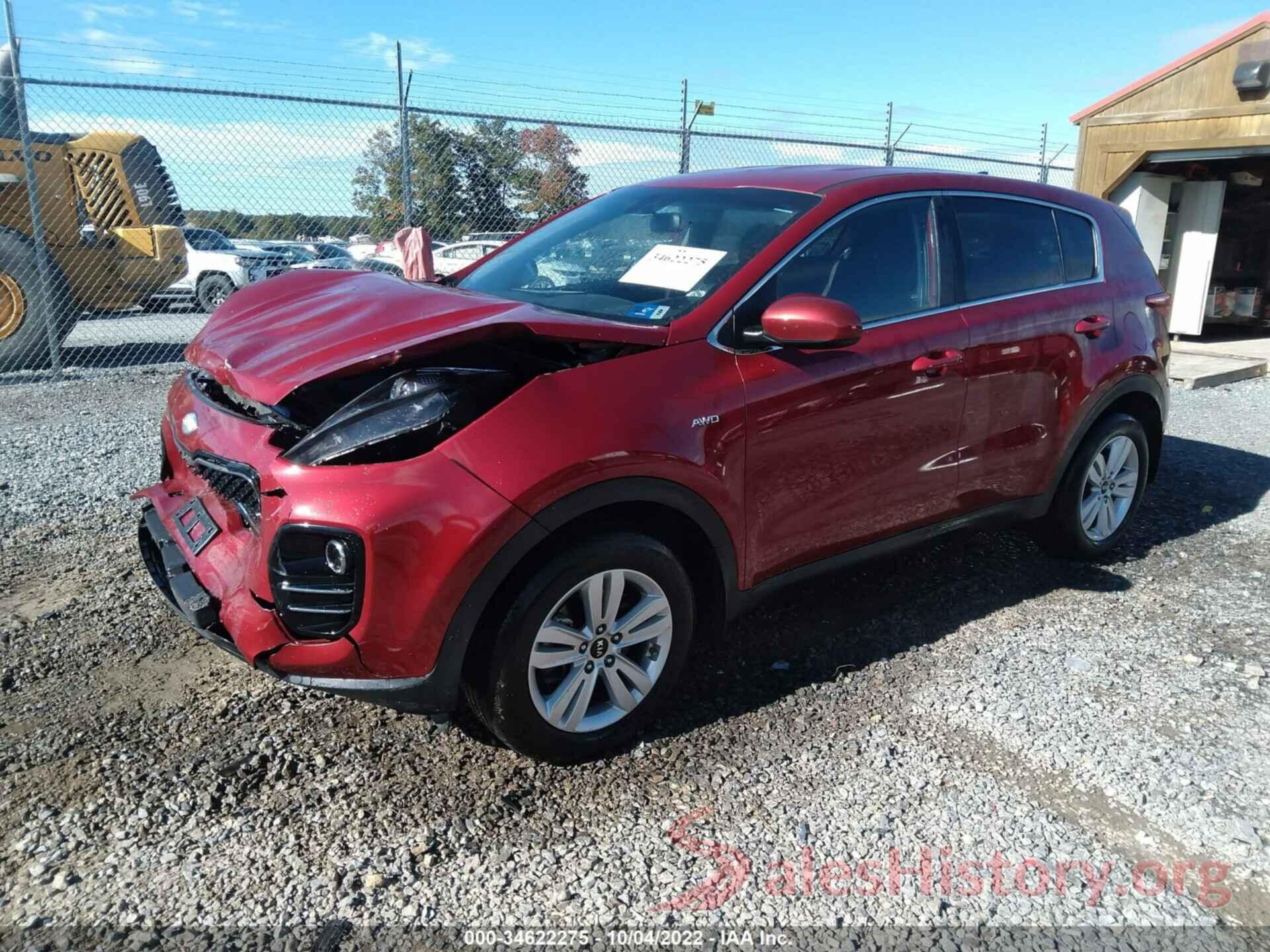 KNDPMCAC8K7550019 2019 KIA SPORTAGE