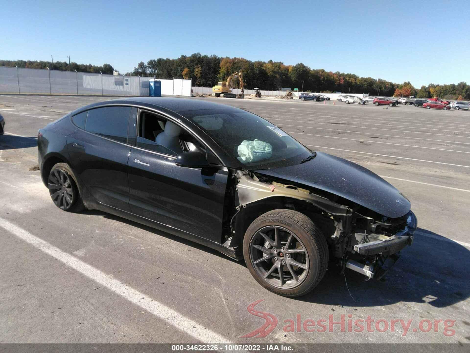 5YJ3E1EB6MF918065 2021 TESLA MODEL 3