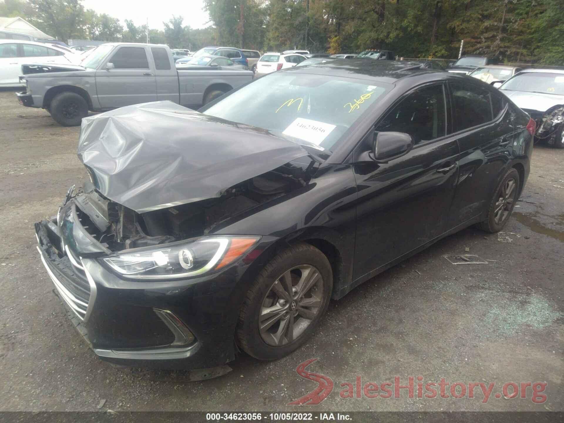 5NPD84LF7JH287987 2018 HYUNDAI ELANTRA