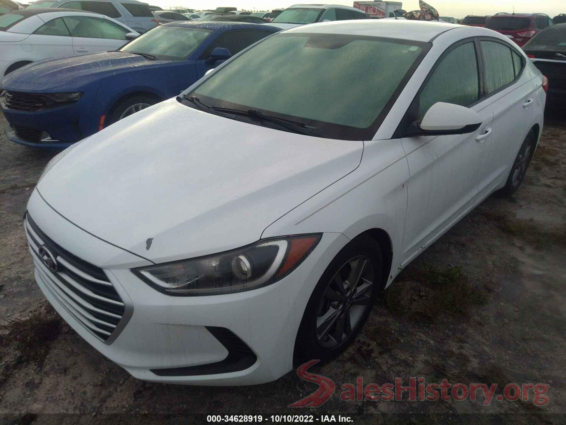 5NPD84LF6JH237310 2018 HYUNDAI ELANTRA