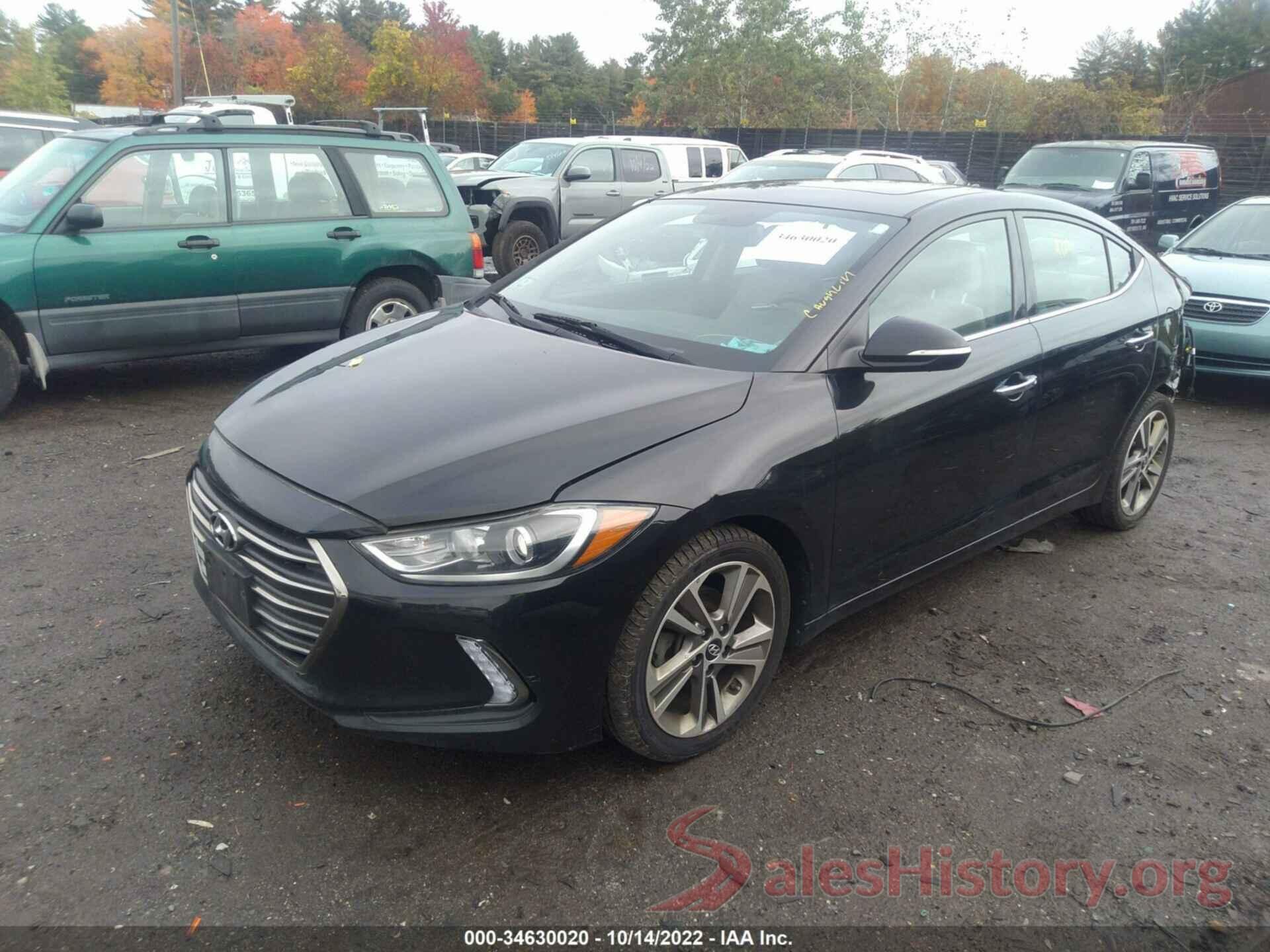 5NPD84LF2HH073662 2017 HYUNDAI ELANTRA