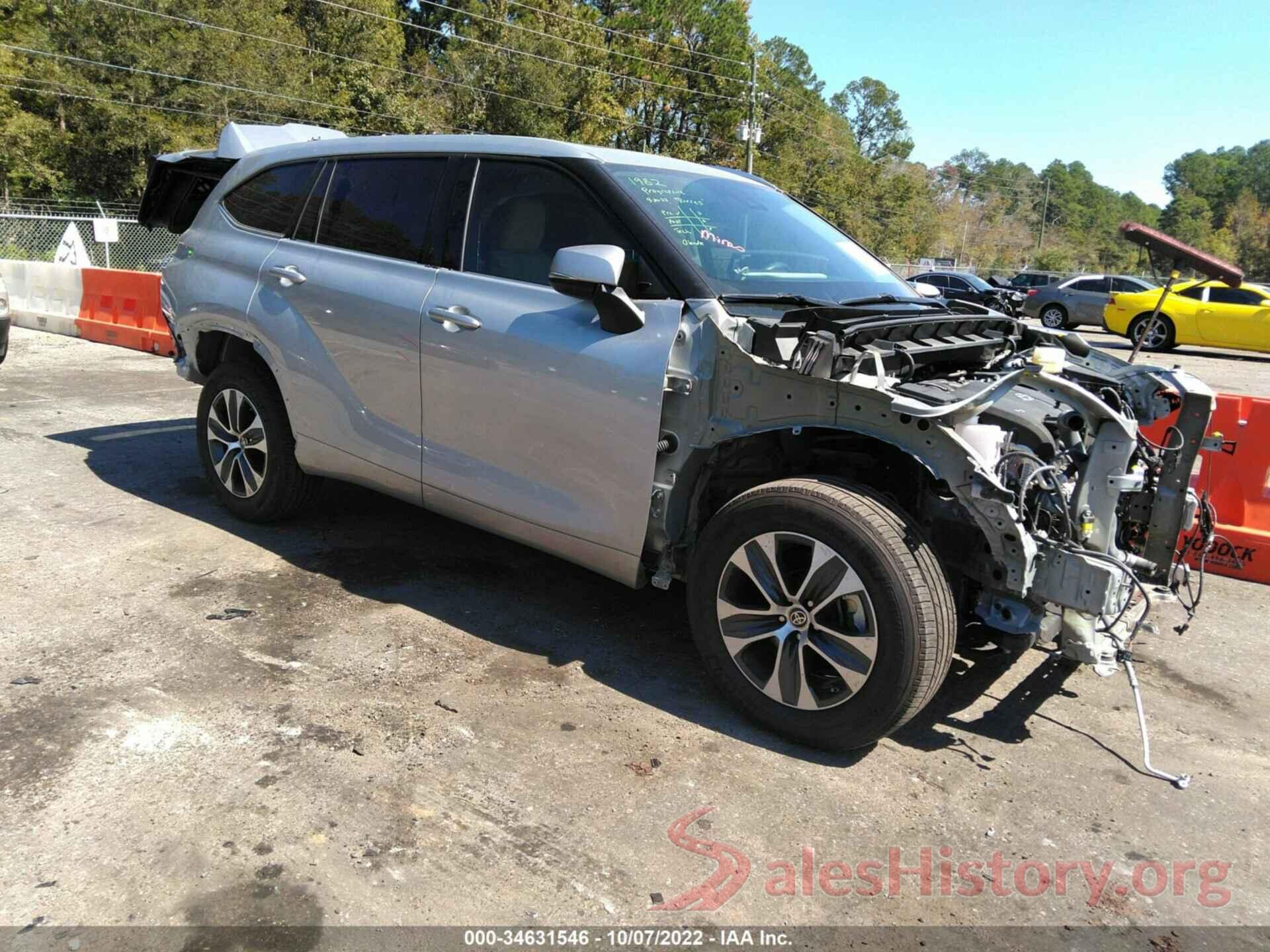 5TDHZRAH4LS514081 2020 TOYOTA HIGHLANDER