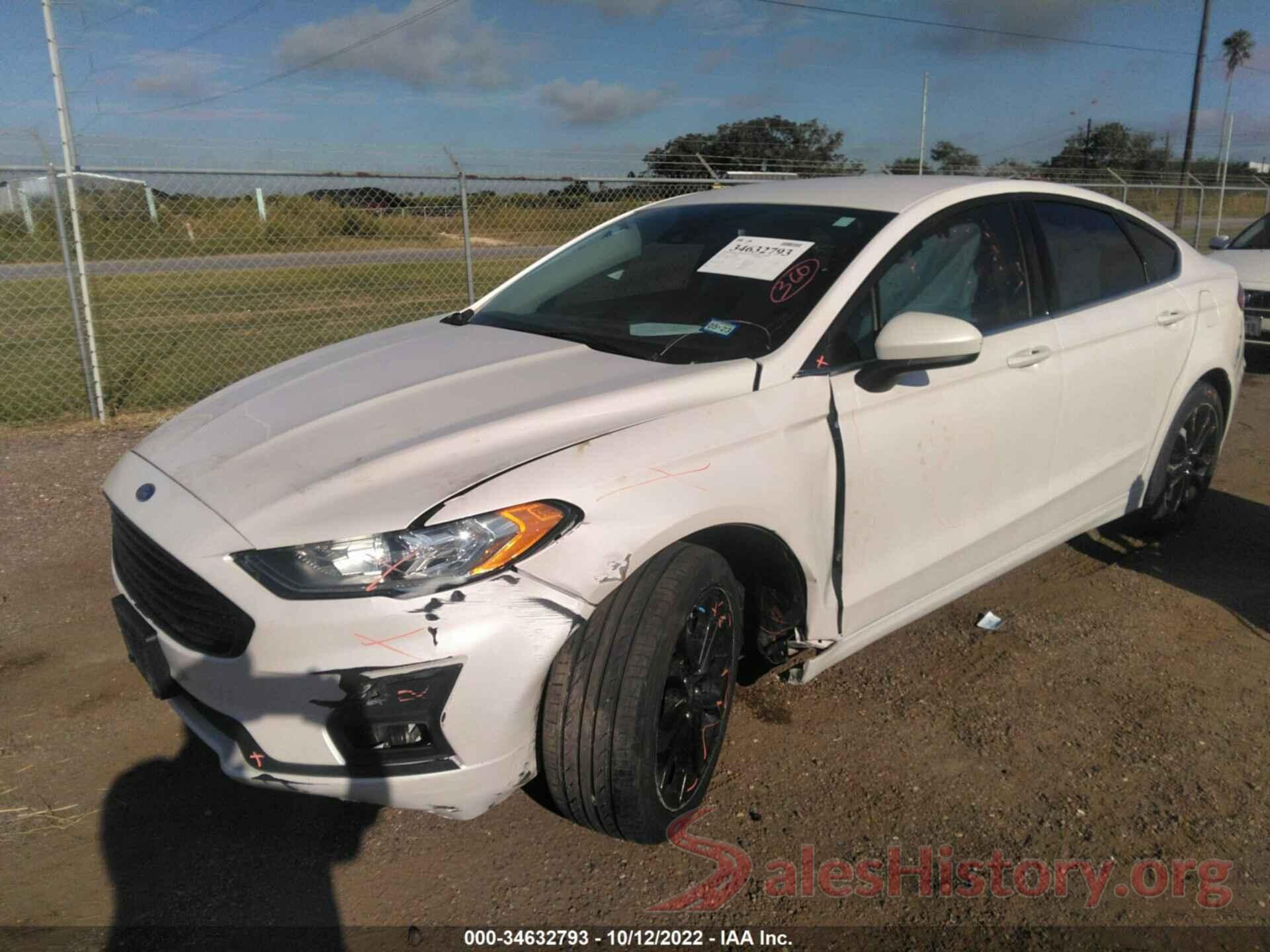 3FA6P0HD1KR170518 2019 FORD FUSION