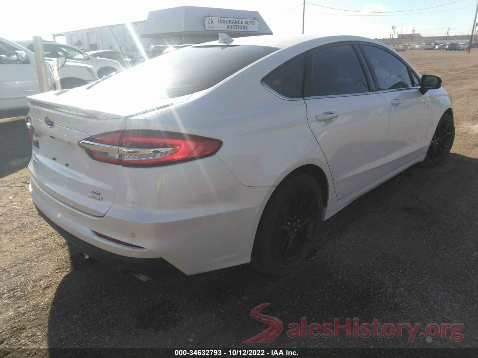 3FA6P0HD1KR170518 2019 FORD FUSION