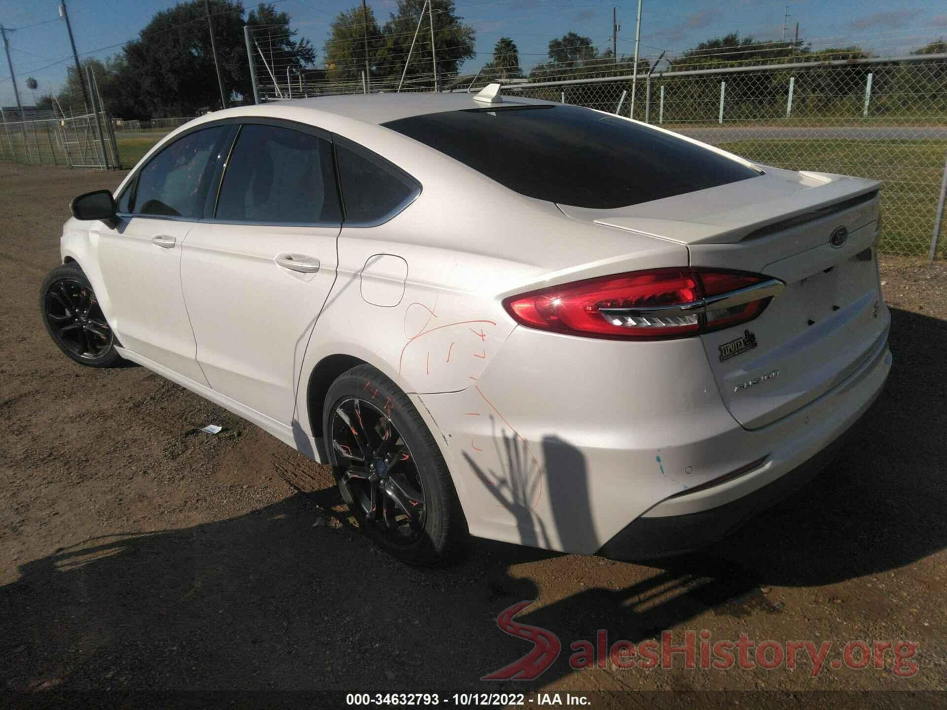 3FA6P0HD1KR170518 2019 FORD FUSION