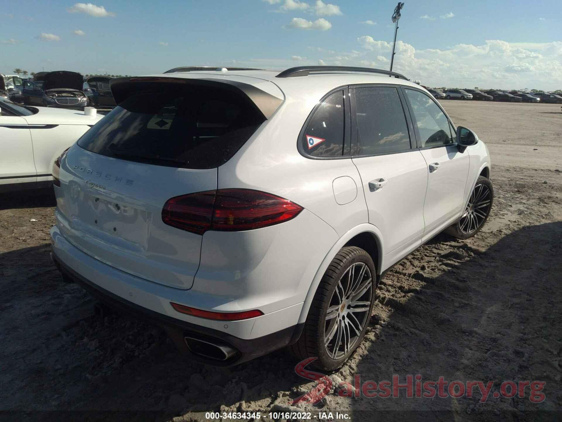 WP1AA2A28HKA88243 2017 PORSCHE CAYENNE