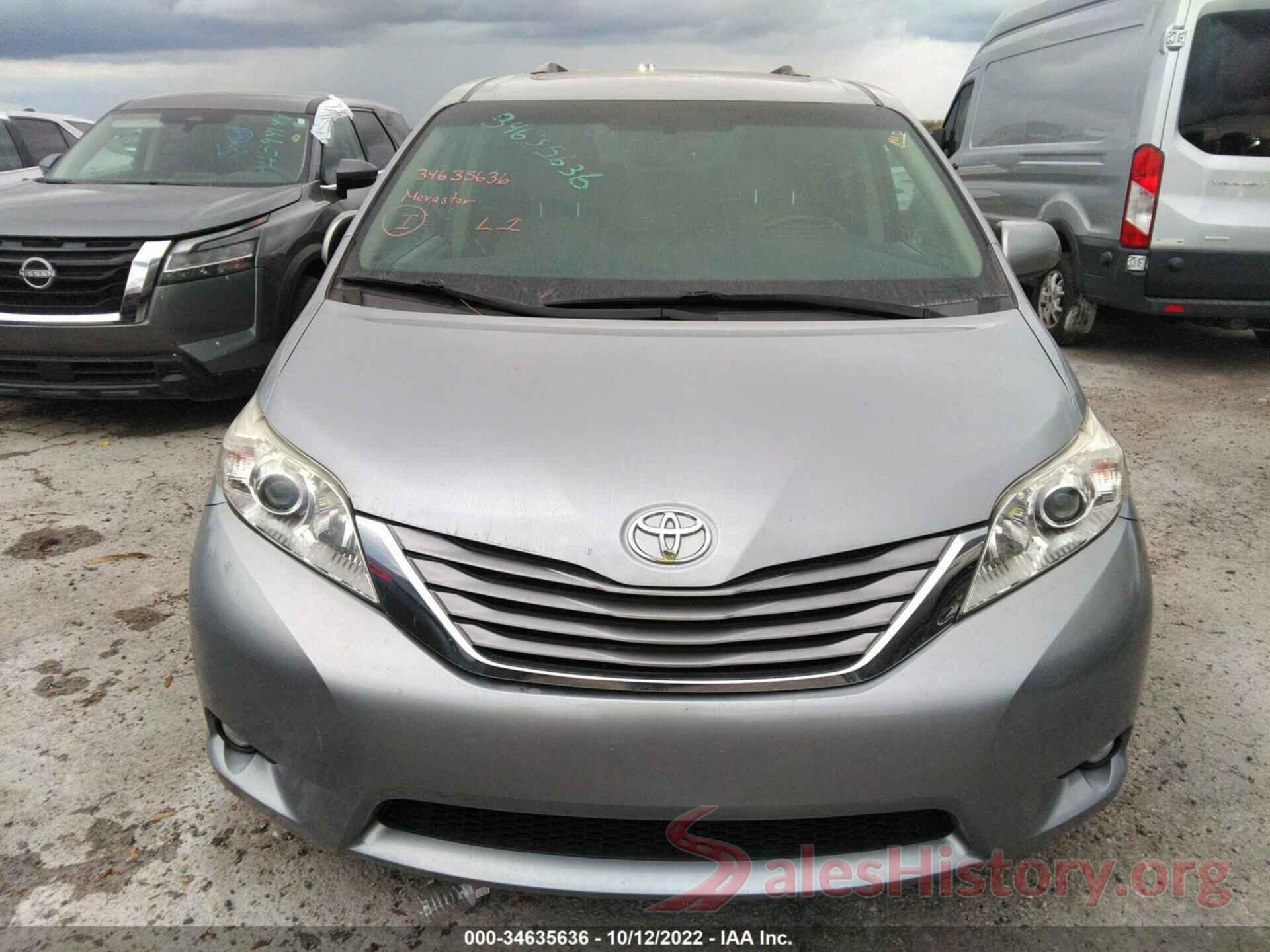 5TDYZ3DC5HS850701 2017 TOYOTA SIENNA