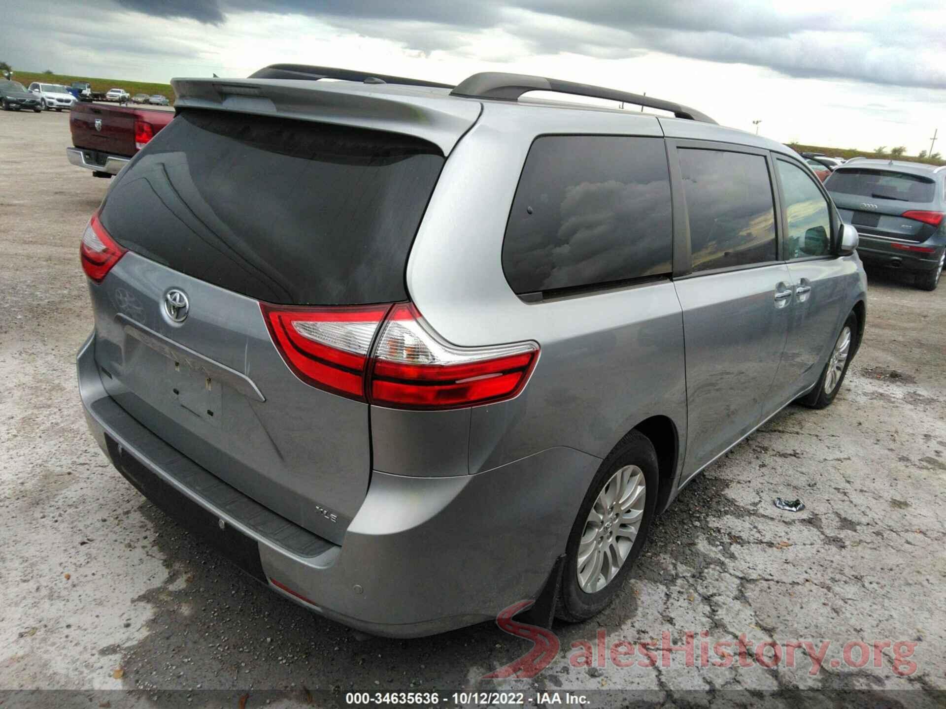 5TDYZ3DC5HS850701 2017 TOYOTA SIENNA