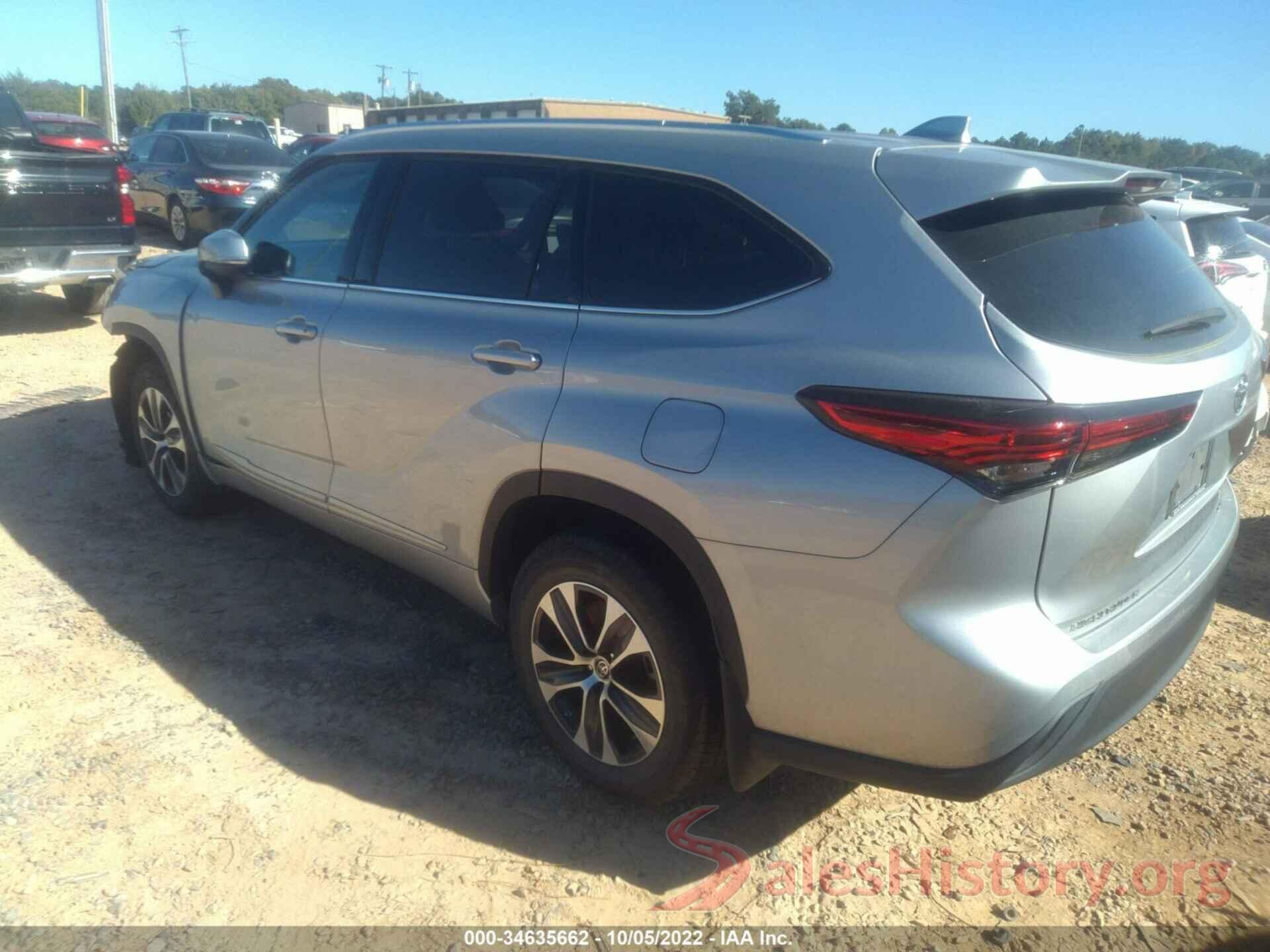 5TDGZRBH9LS516189 2020 TOYOTA HIGHLANDER