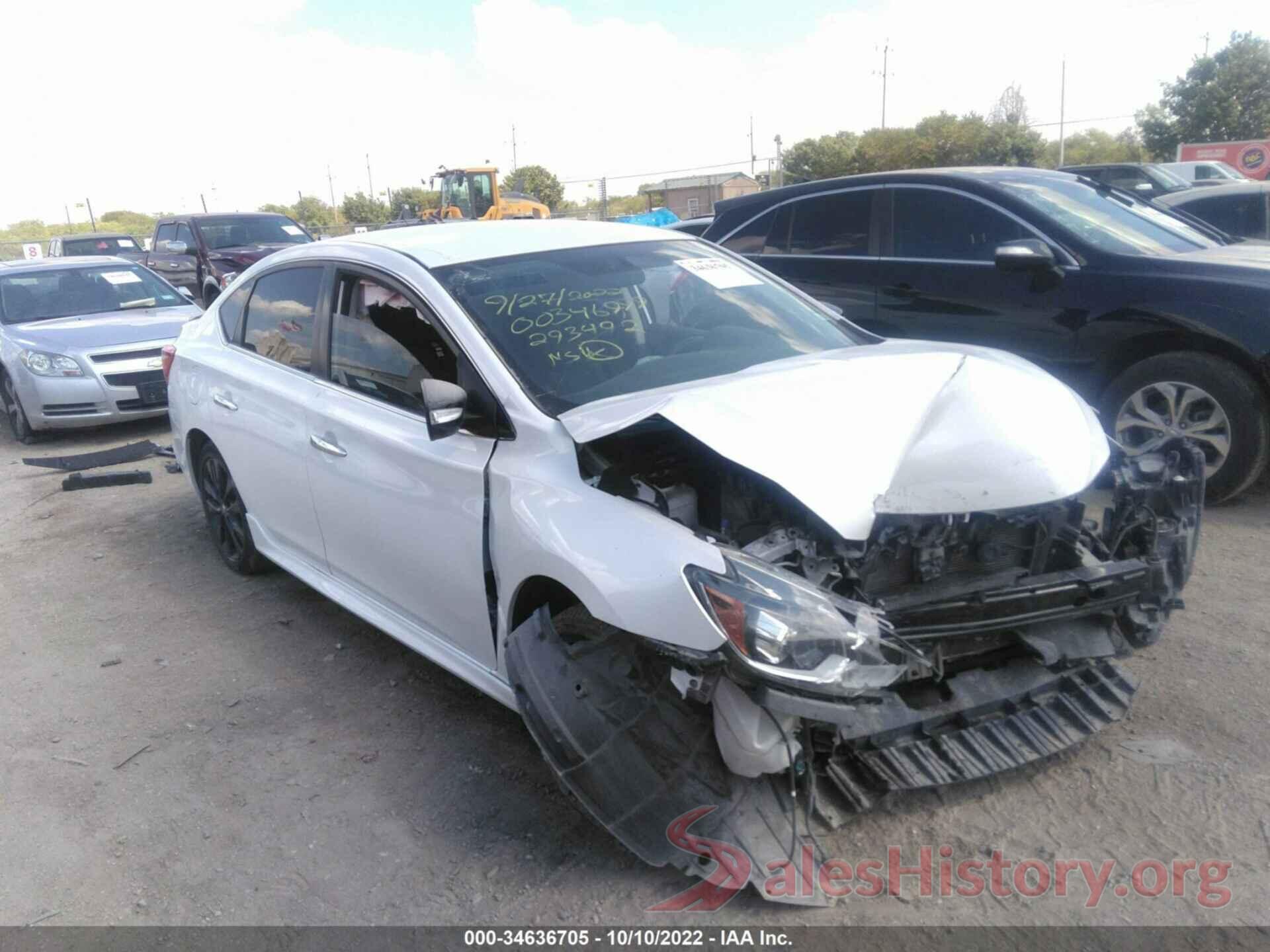 3N1AB7AP8HY293492 2017 NISSAN SENTRA