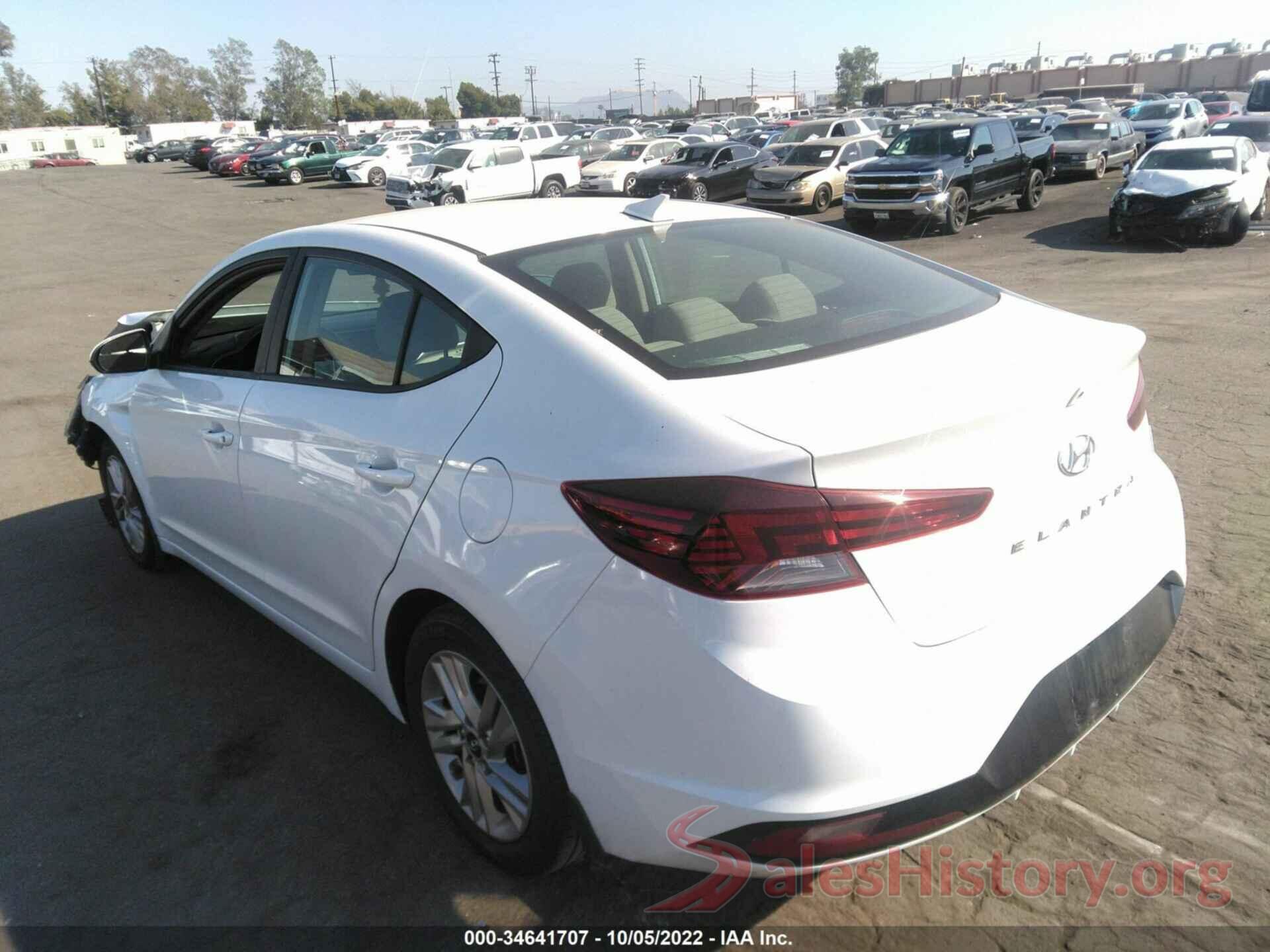 5NPD84LF5LH522244 2020 HYUNDAI ELANTRA