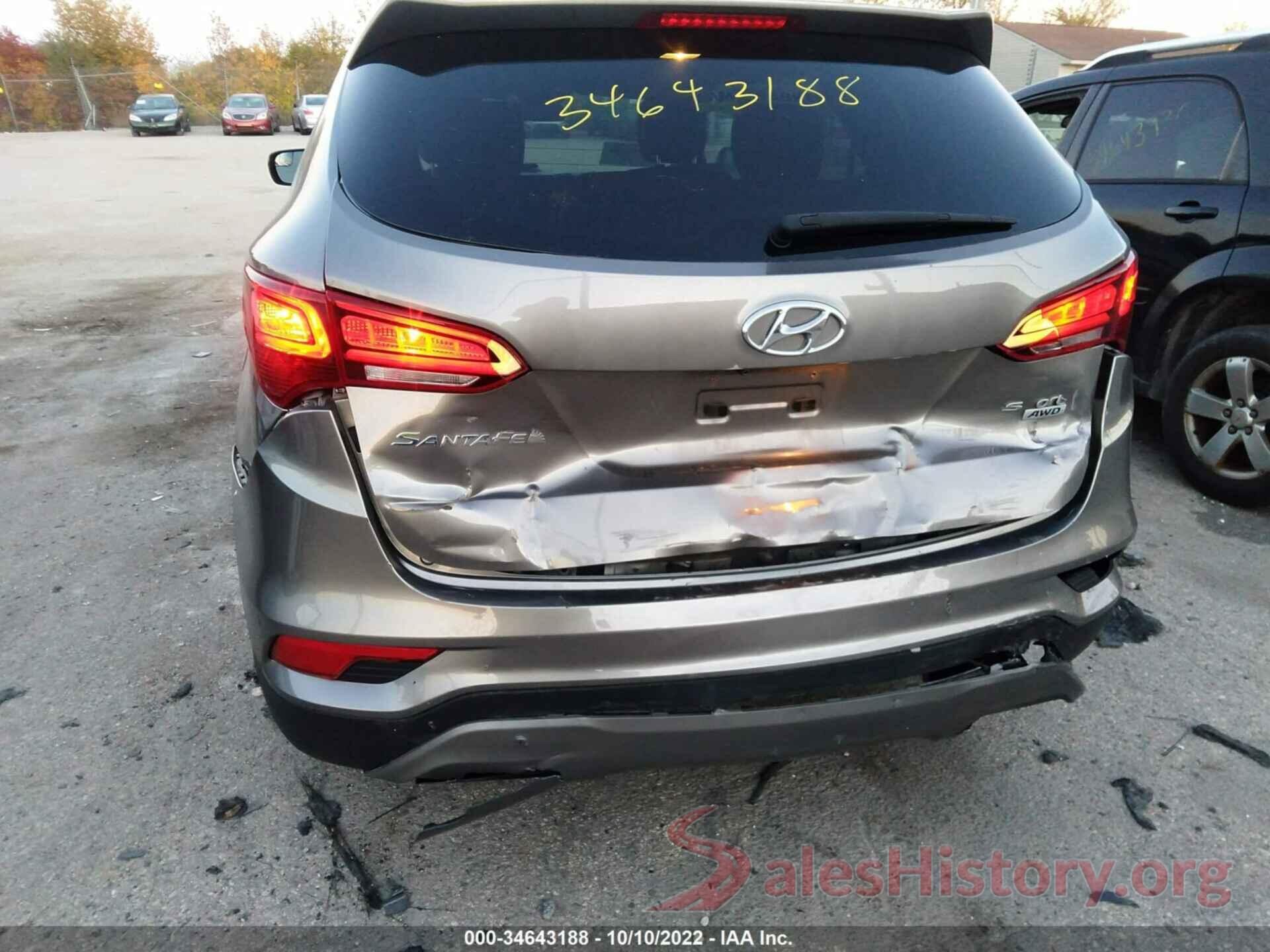 5NMZTDLB8JH061620 2018 HYUNDAI SANTA FE SPORT