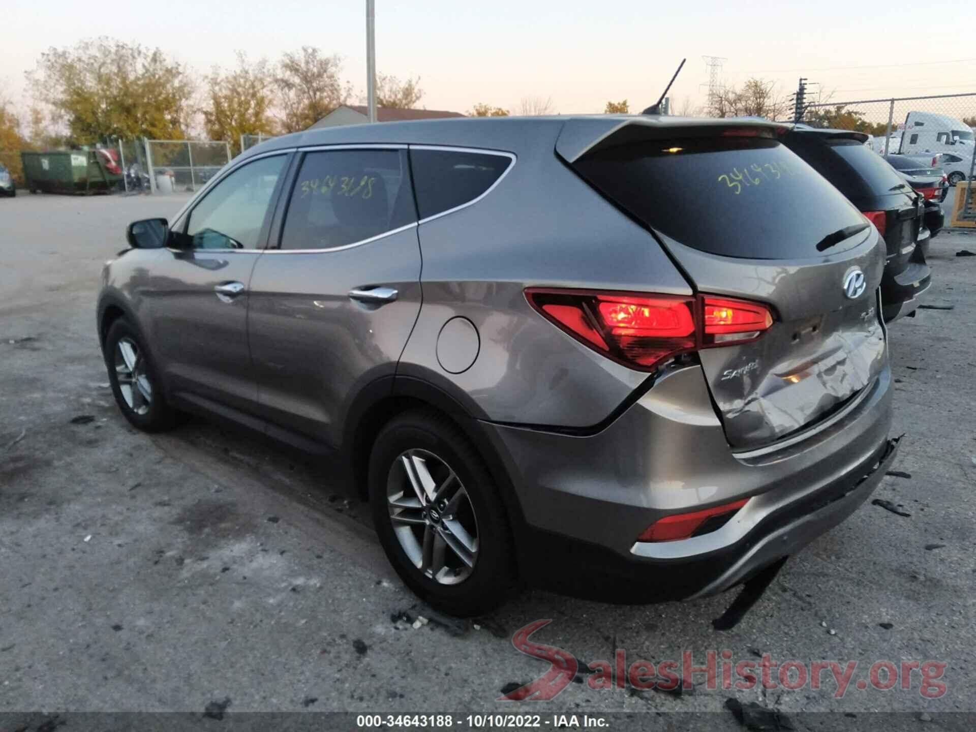 5NMZTDLB8JH061620 2018 HYUNDAI SANTA FE SPORT