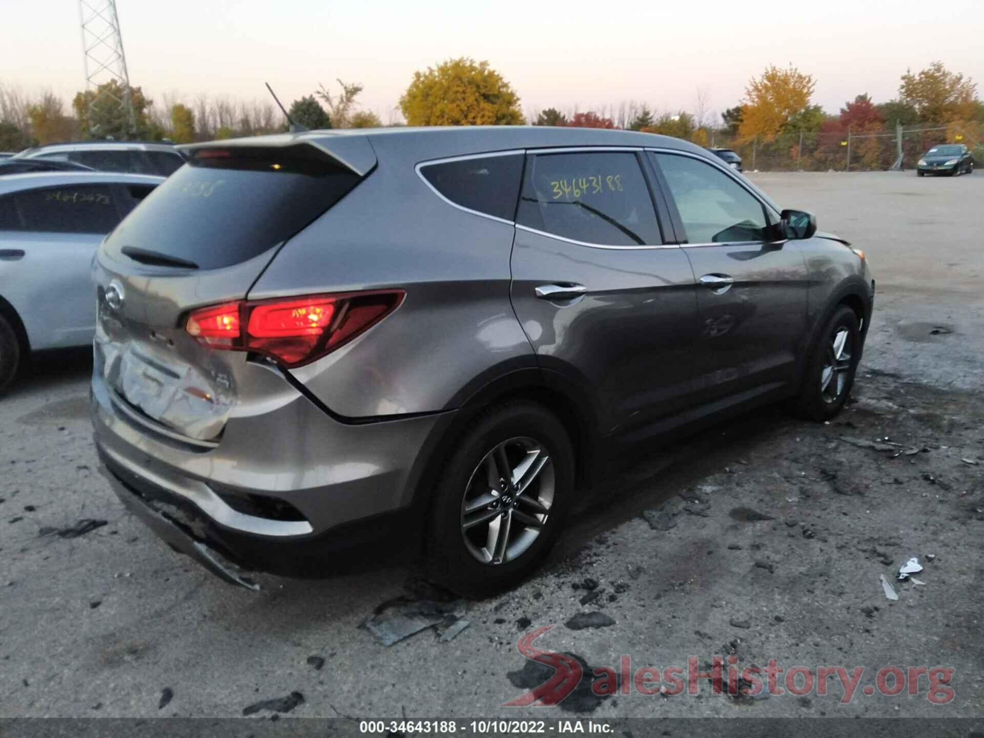 5NMZTDLB8JH061620 2018 HYUNDAI SANTA FE SPORT