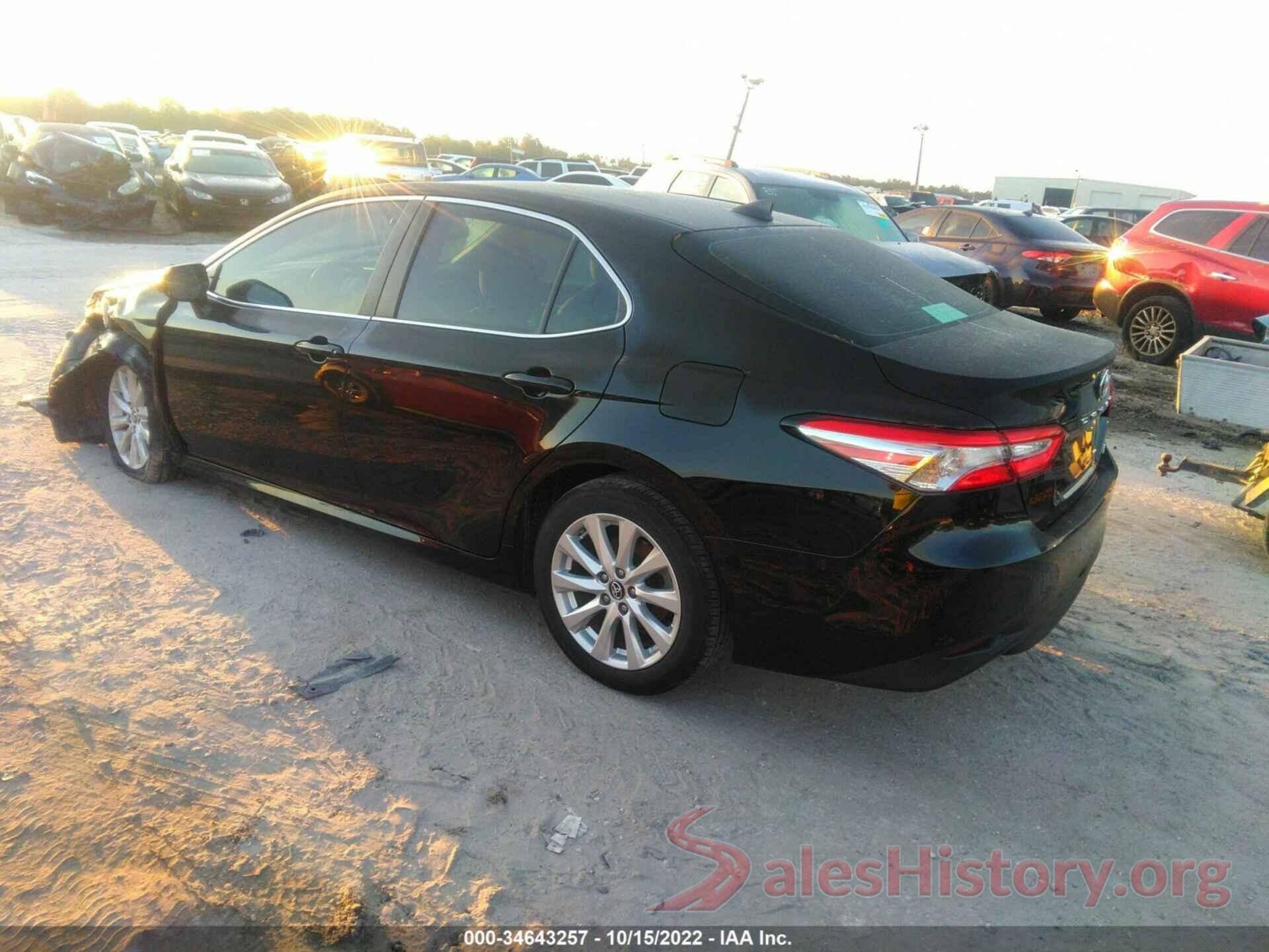 4T1B11HK0KU822290 2019 TOYOTA CAMRY