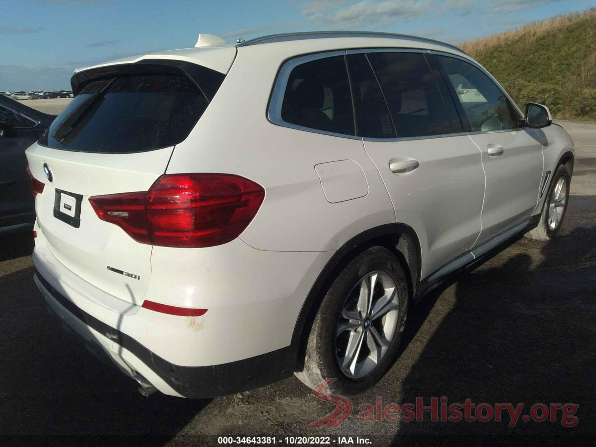 5UXTR7C51KLF26918 2019 BMW X3