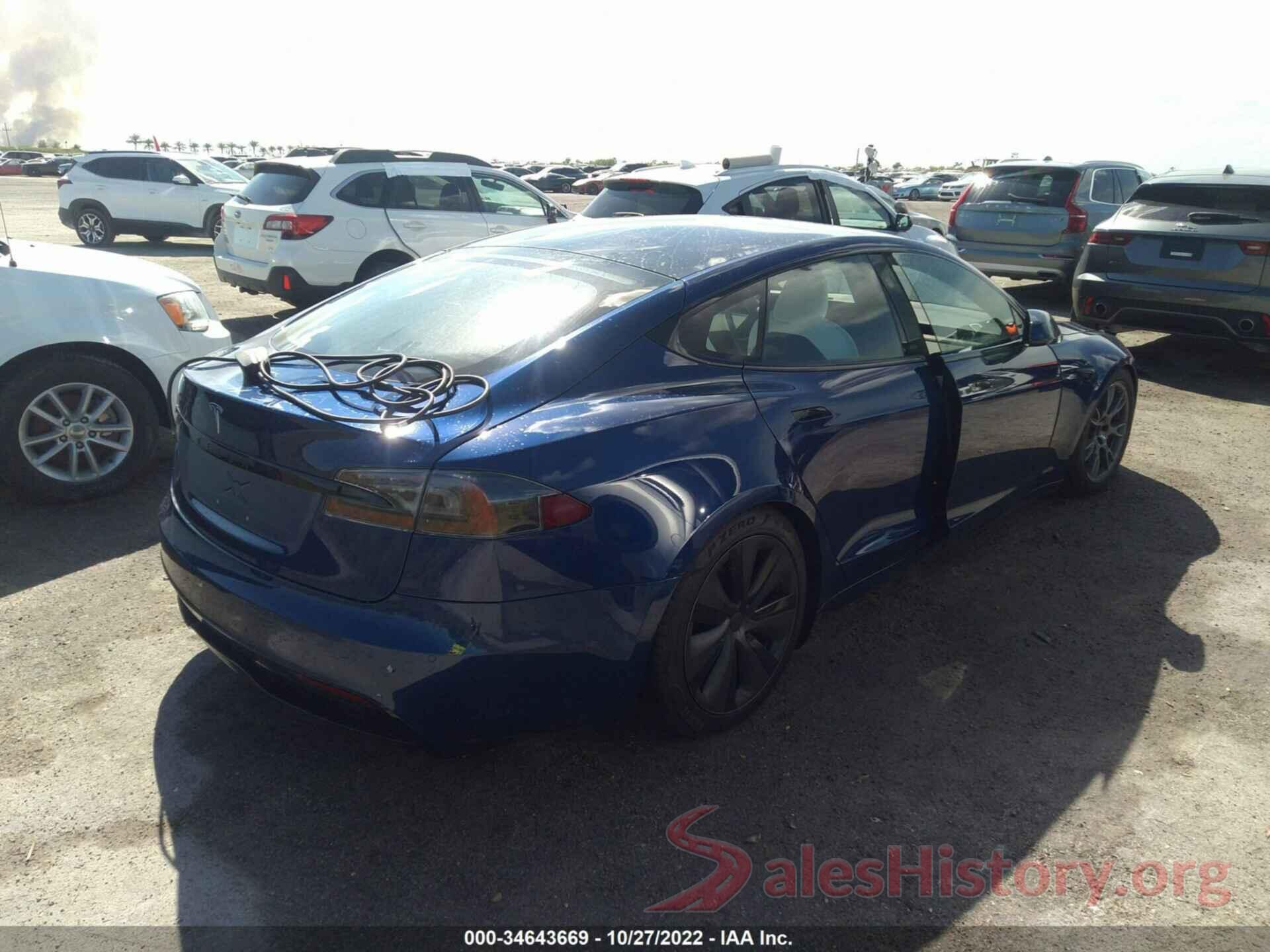 5YJSA1E57NF467571 2022 TESLA MODEL S