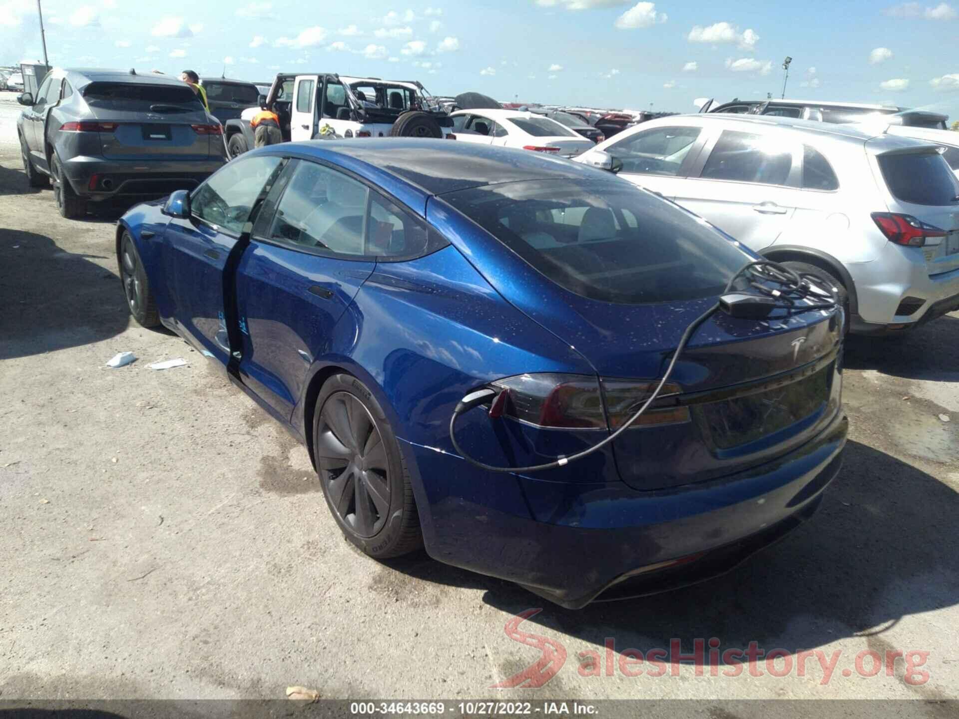 5YJSA1E57NF467571 2022 TESLA MODEL S