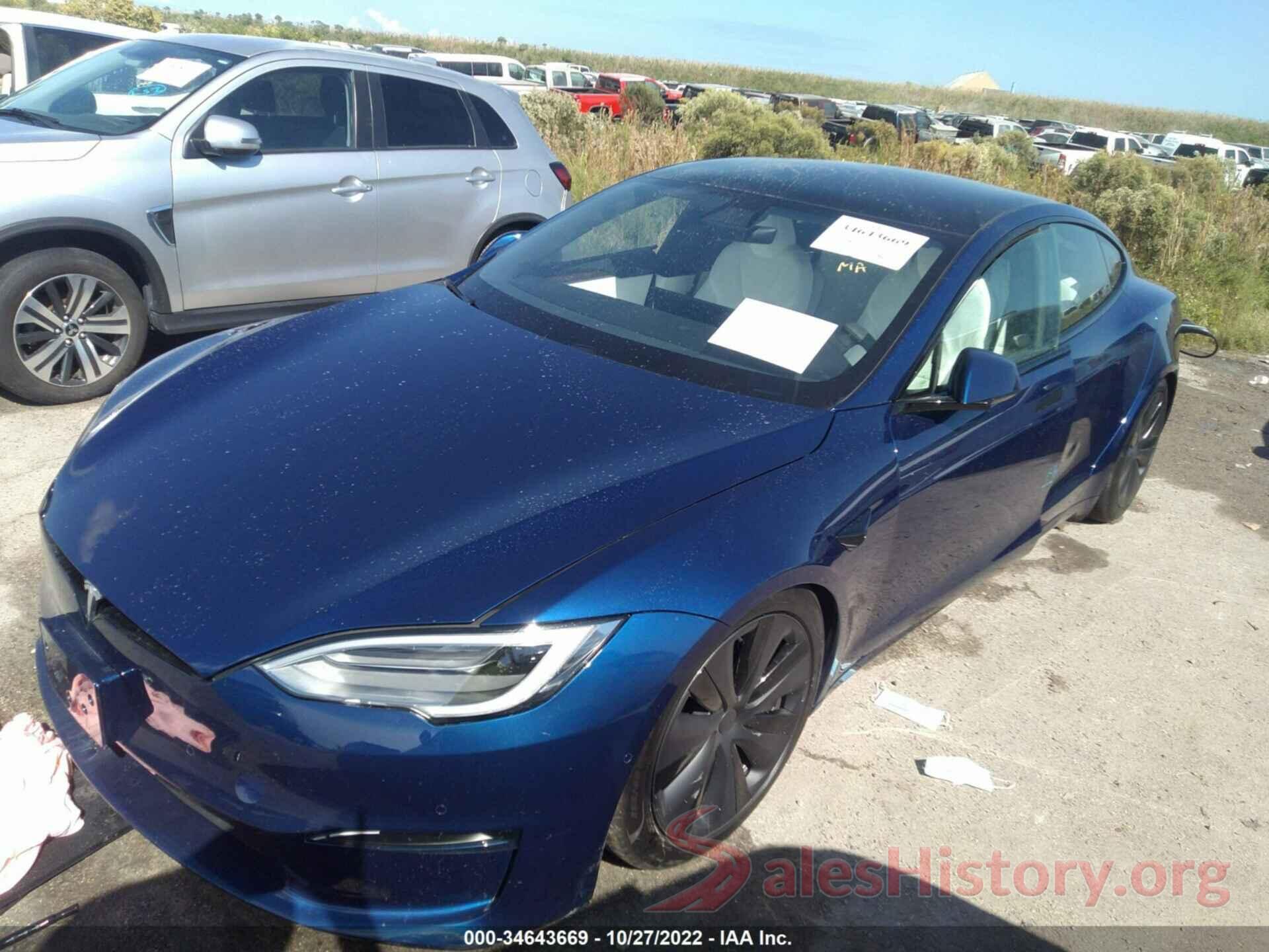 5YJSA1E57NF467571 2022 TESLA MODEL S