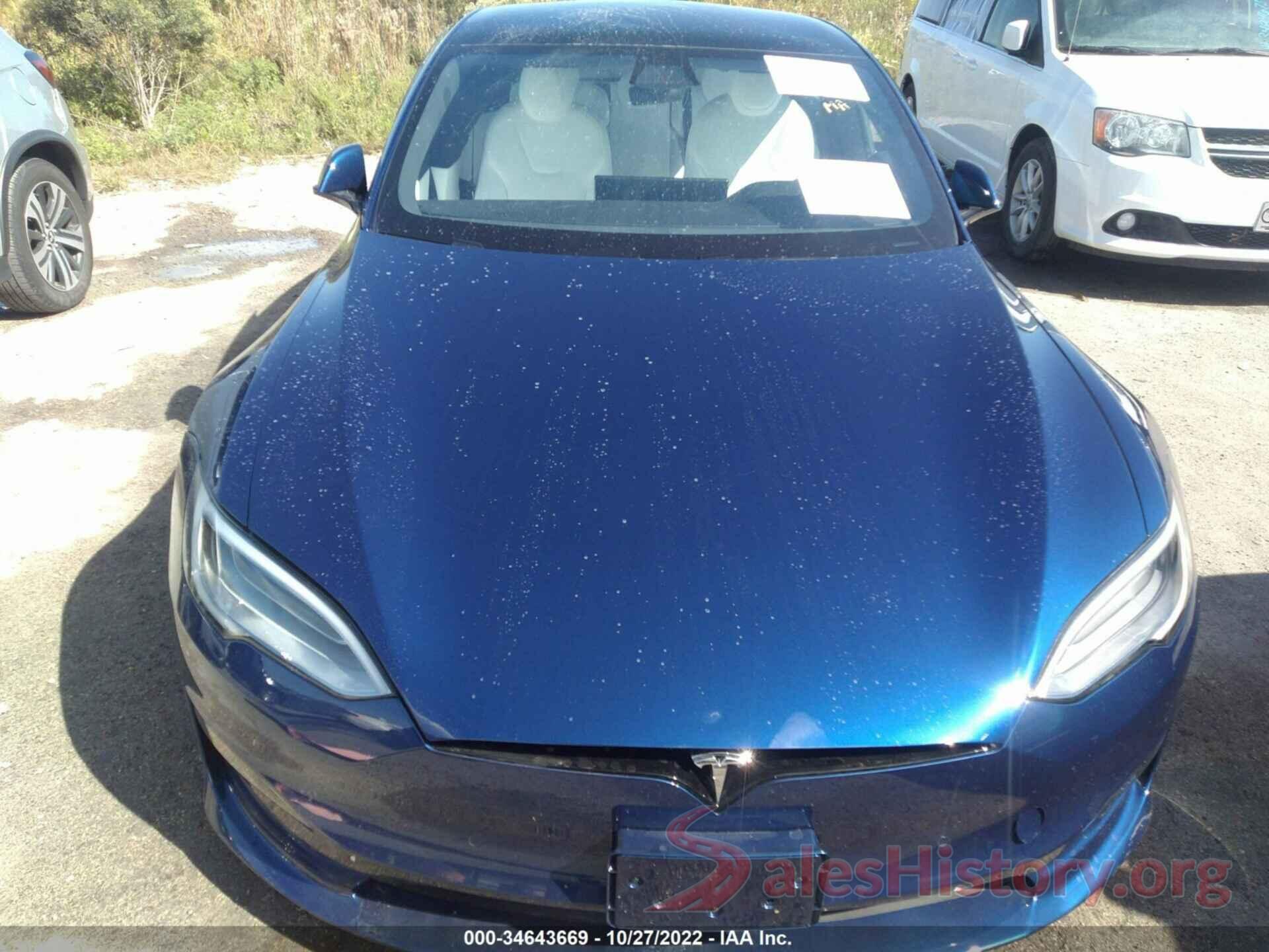 5YJSA1E57NF467571 2022 TESLA MODEL S