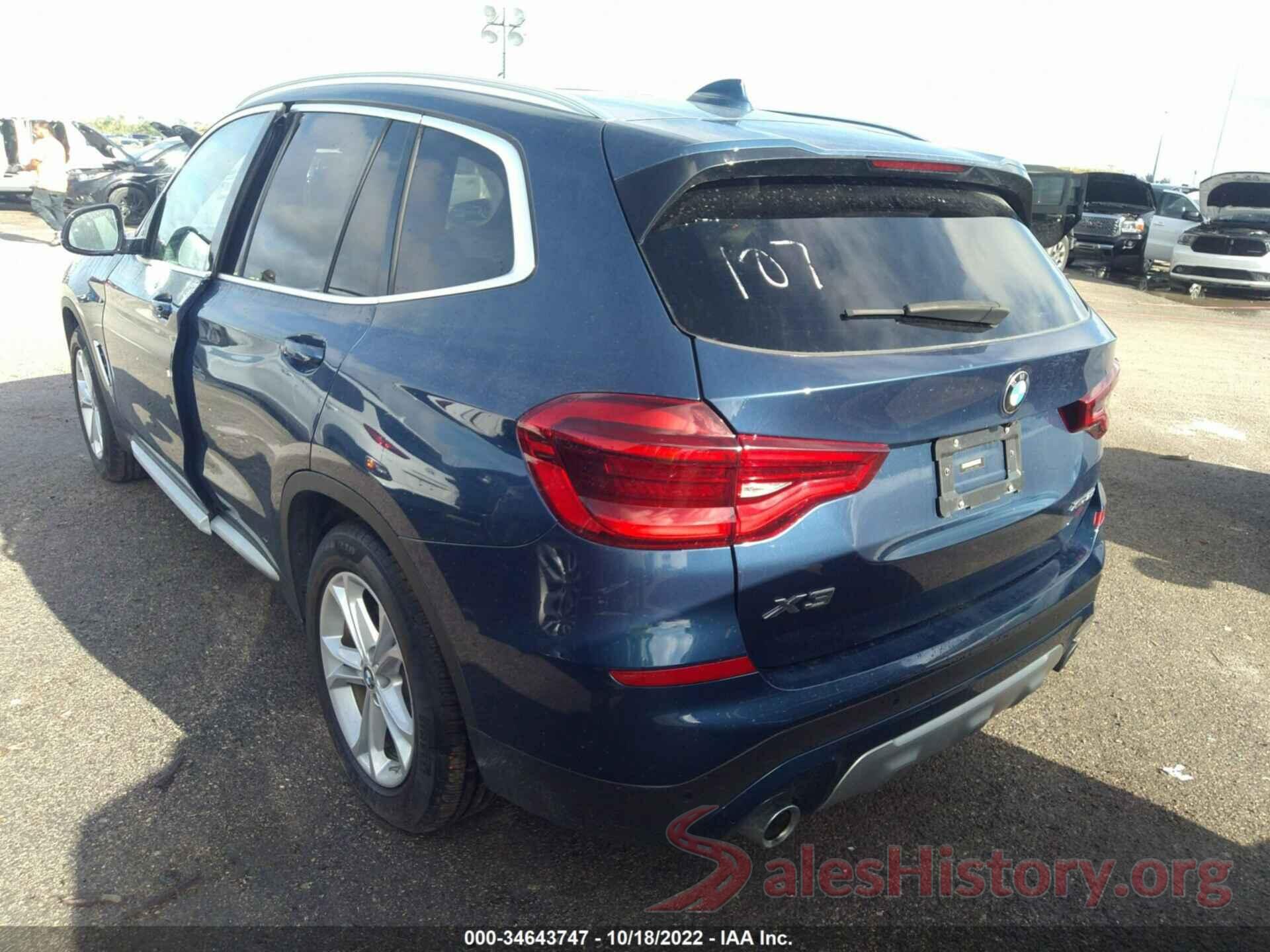 5UXTY5C05LLT34900 2020 BMW X3