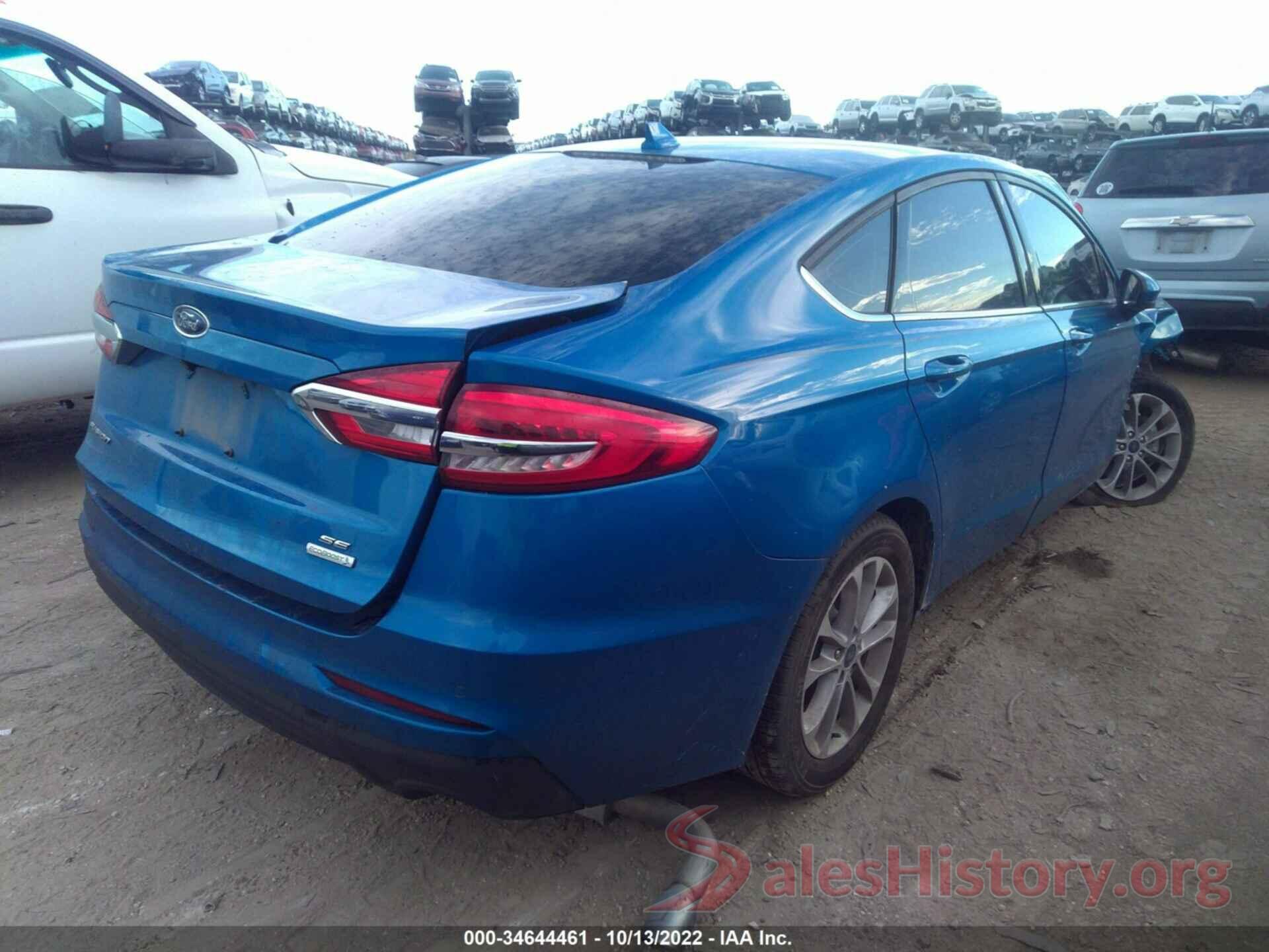 3FA6P0HD8LR234250 2020 FORD FUSION