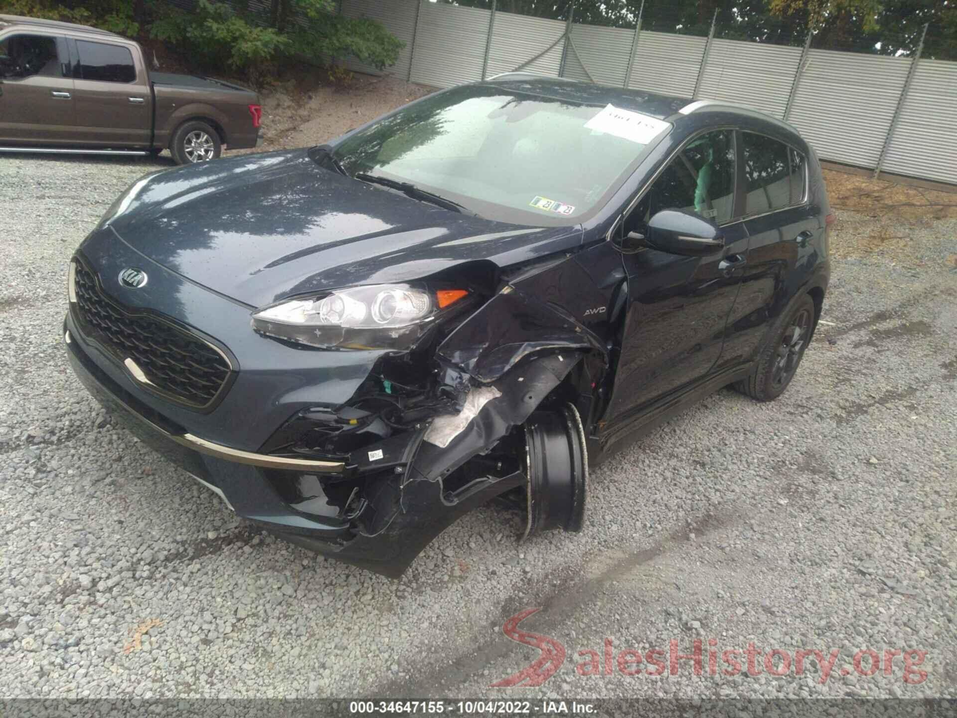 KNDP6CAC6L7724181 2020 KIA SPORTAGE