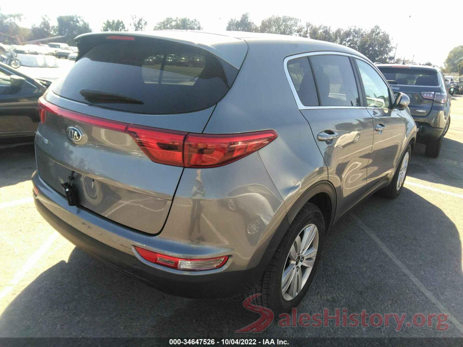 KNDPM3ACXJ7387811 2018 KIA SPORTAGE