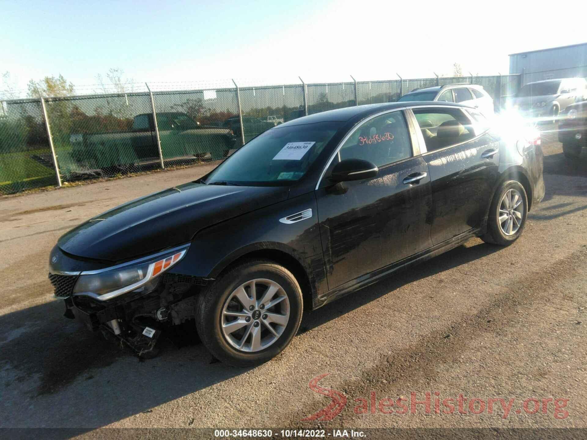 5XXGT4L39JG246693 2018 KIA OPTIMA