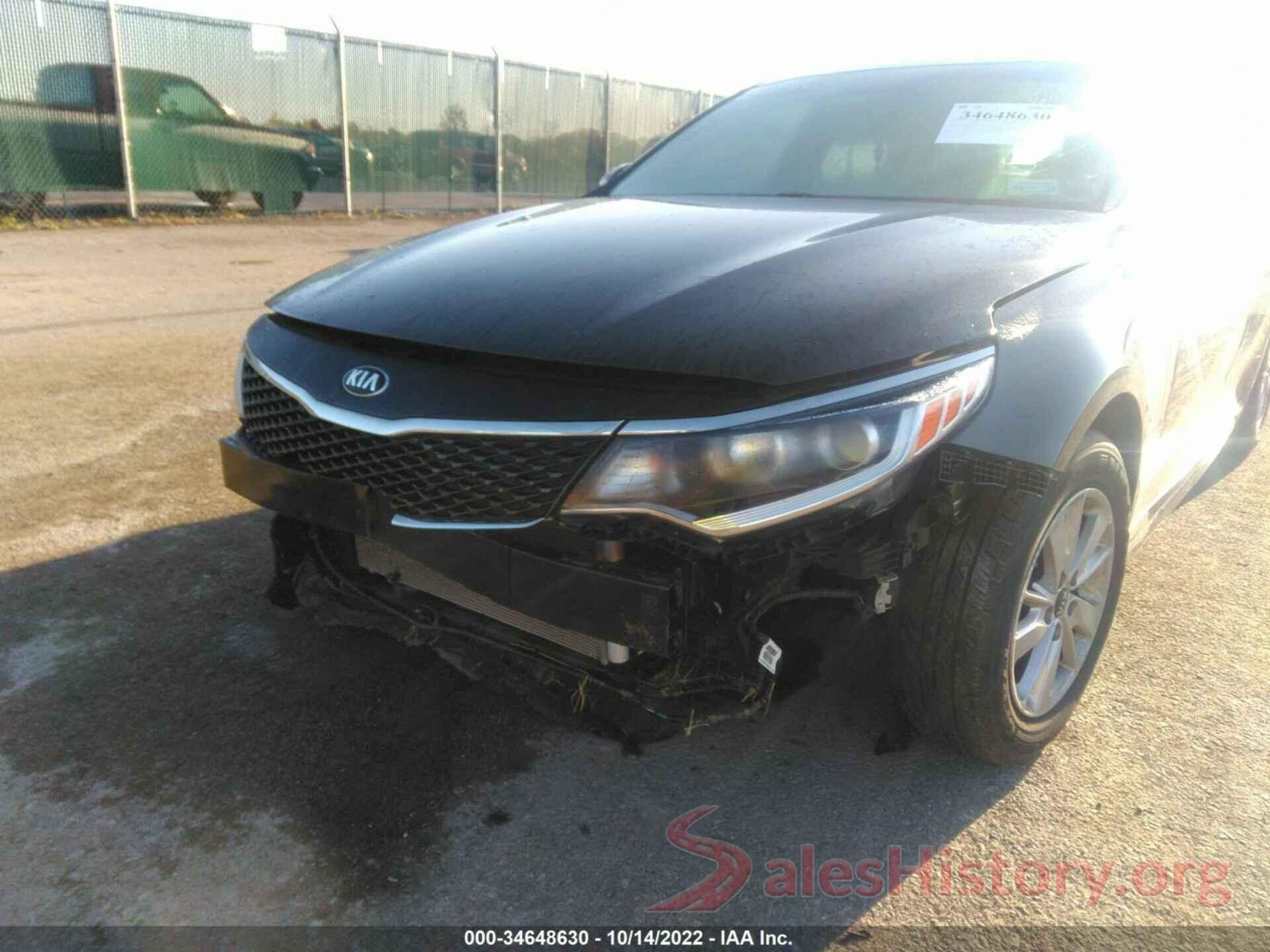 5XXGT4L39JG246693 2018 KIA OPTIMA