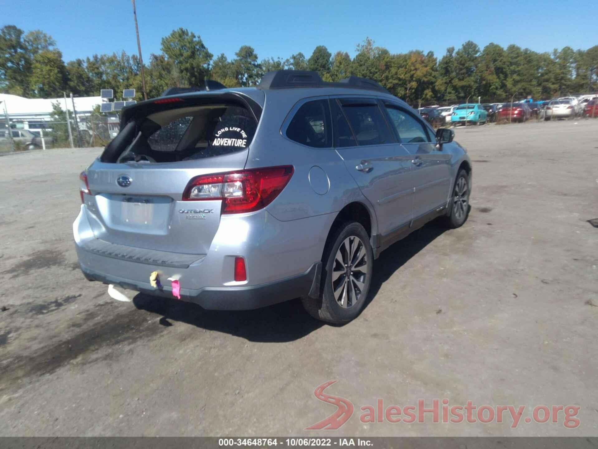 4S4BSANC9G3233956 2016 SUBARU OUTBACK