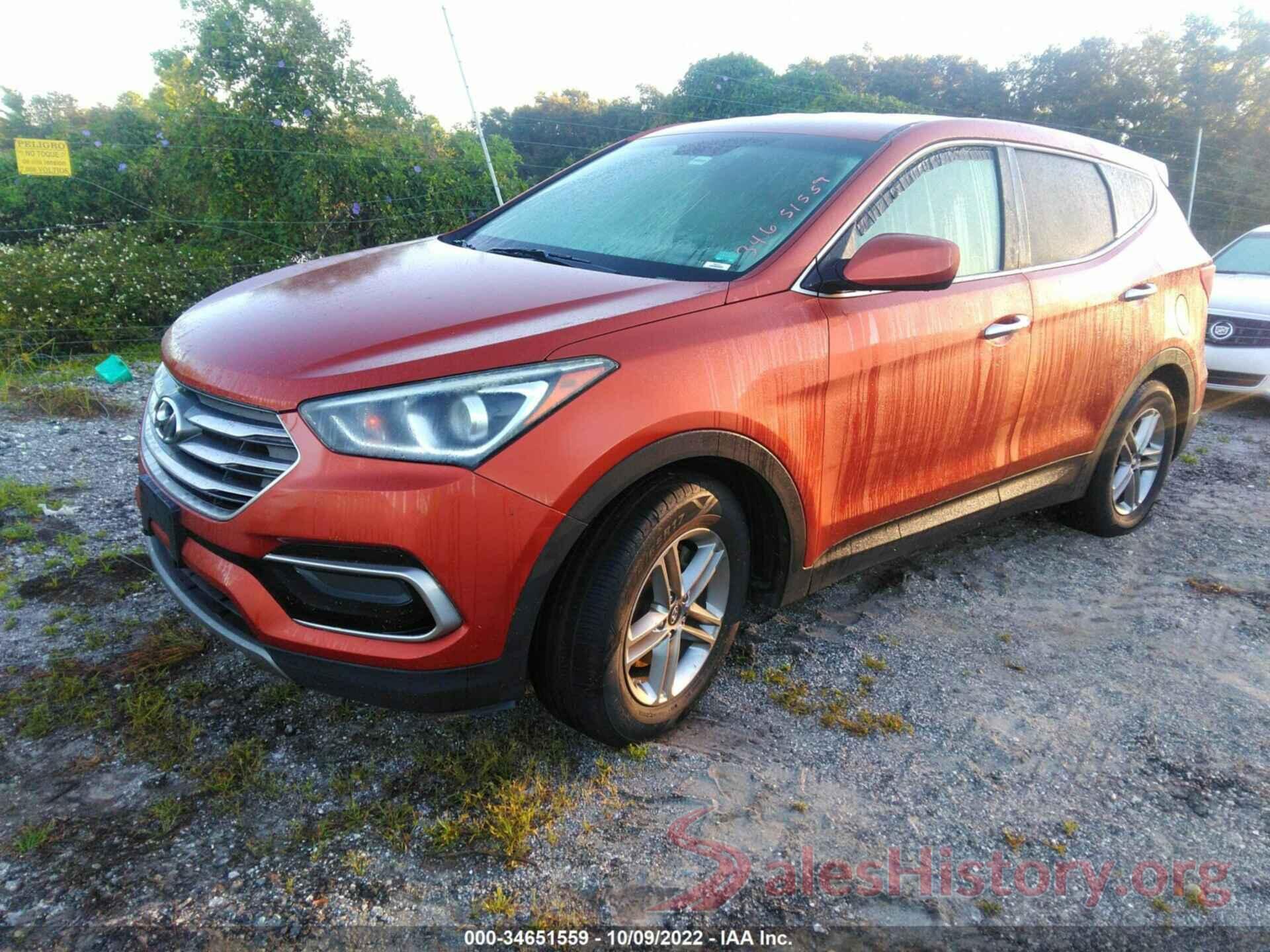 5XYZT3LB8HG495860 2017 HYUNDAI SANTA FE SPORT