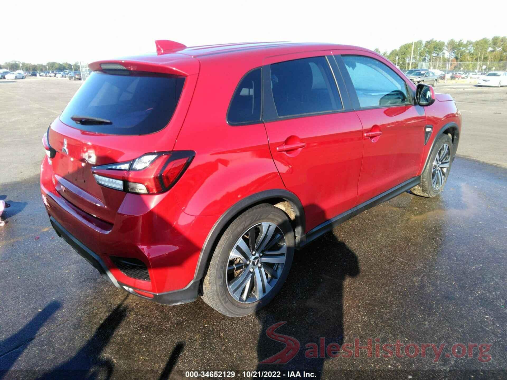 JA4AP3AU1LU013303 2020 MITSUBISHI OUTLANDER SPORT