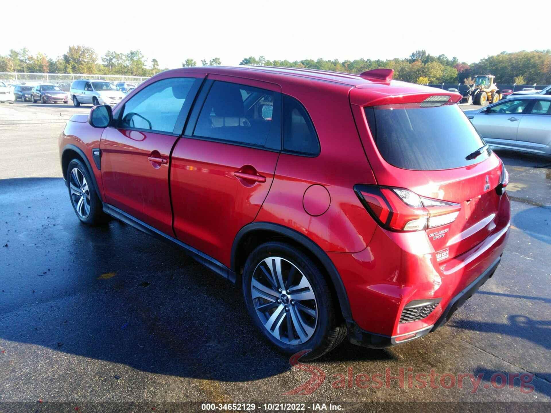 JA4AP3AU1LU013303 2020 MITSUBISHI OUTLANDER SPORT