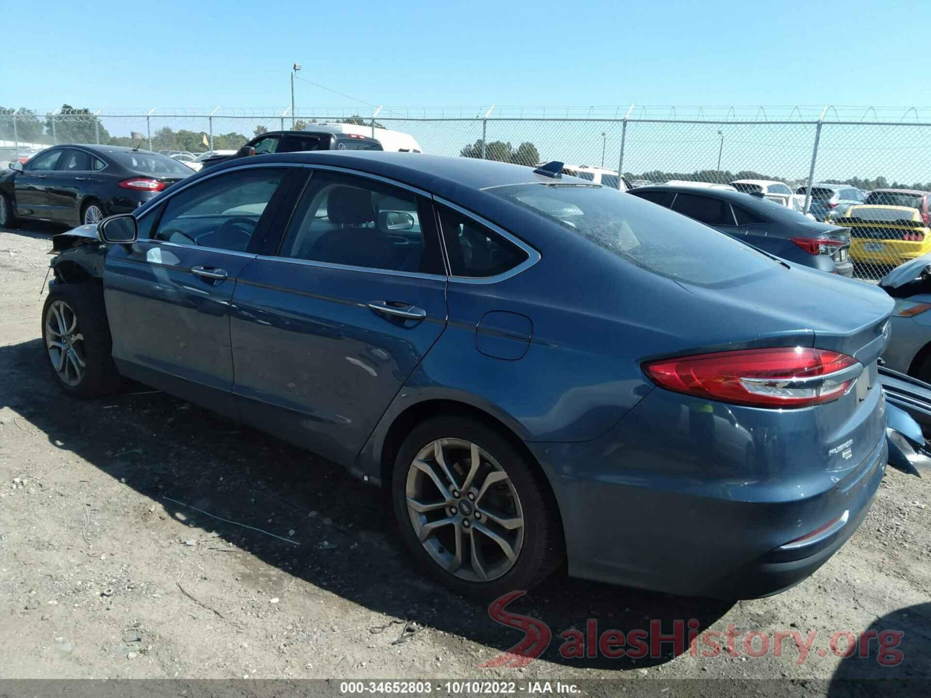 3FA6P0CD6KR109270 2019 FORD FUSION