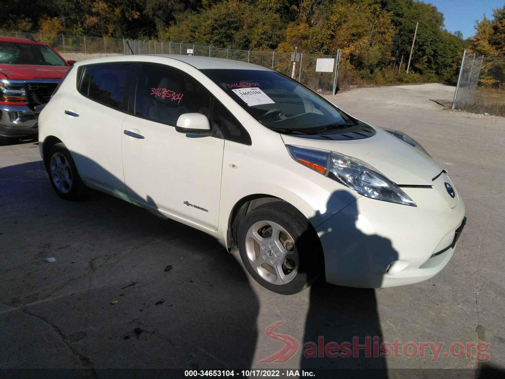 JN1AZ0CP9CT015752 2012 NISSAN LEAF