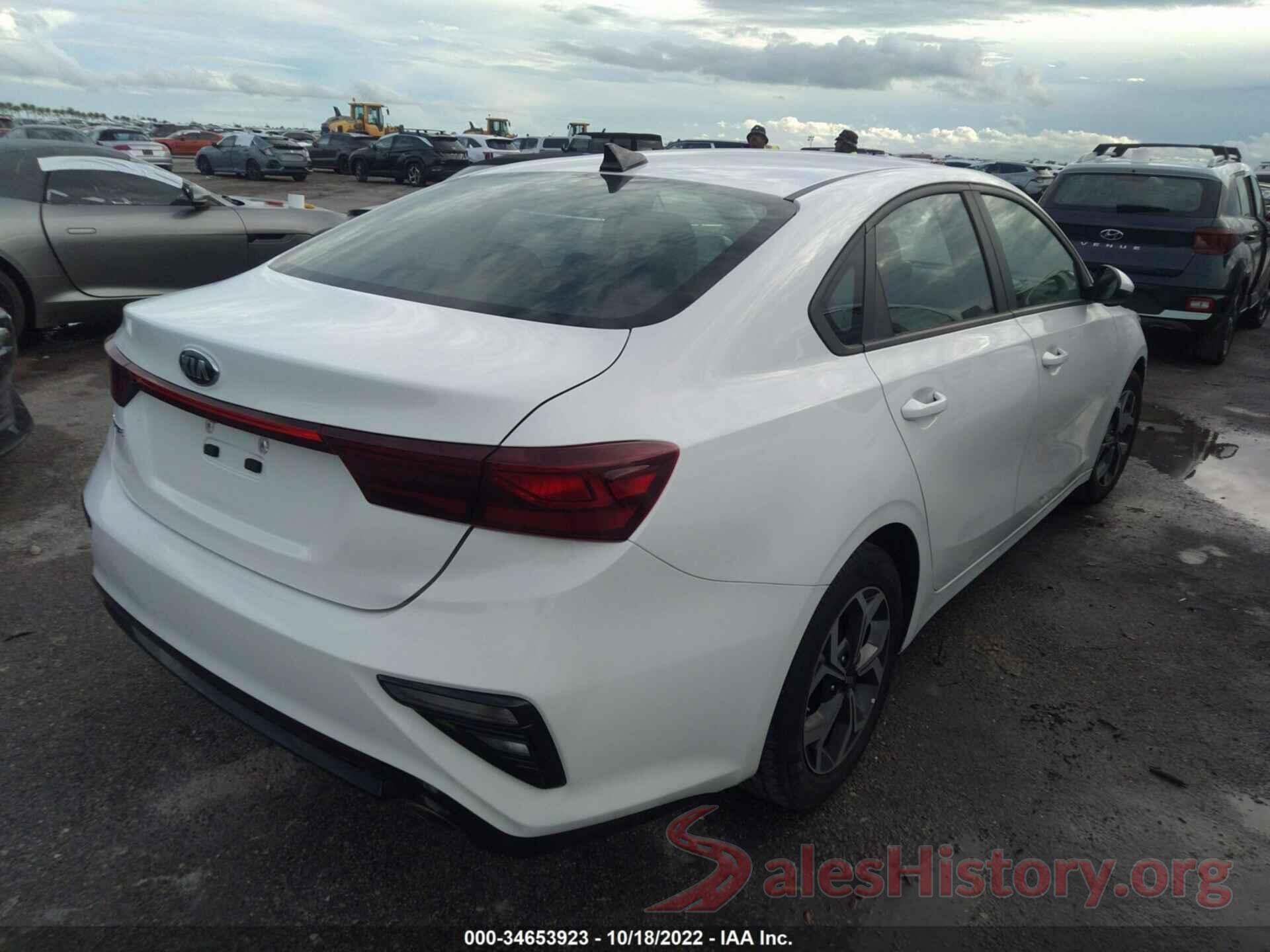 3KPF24AD5LE200932 2020 KIA FORTE